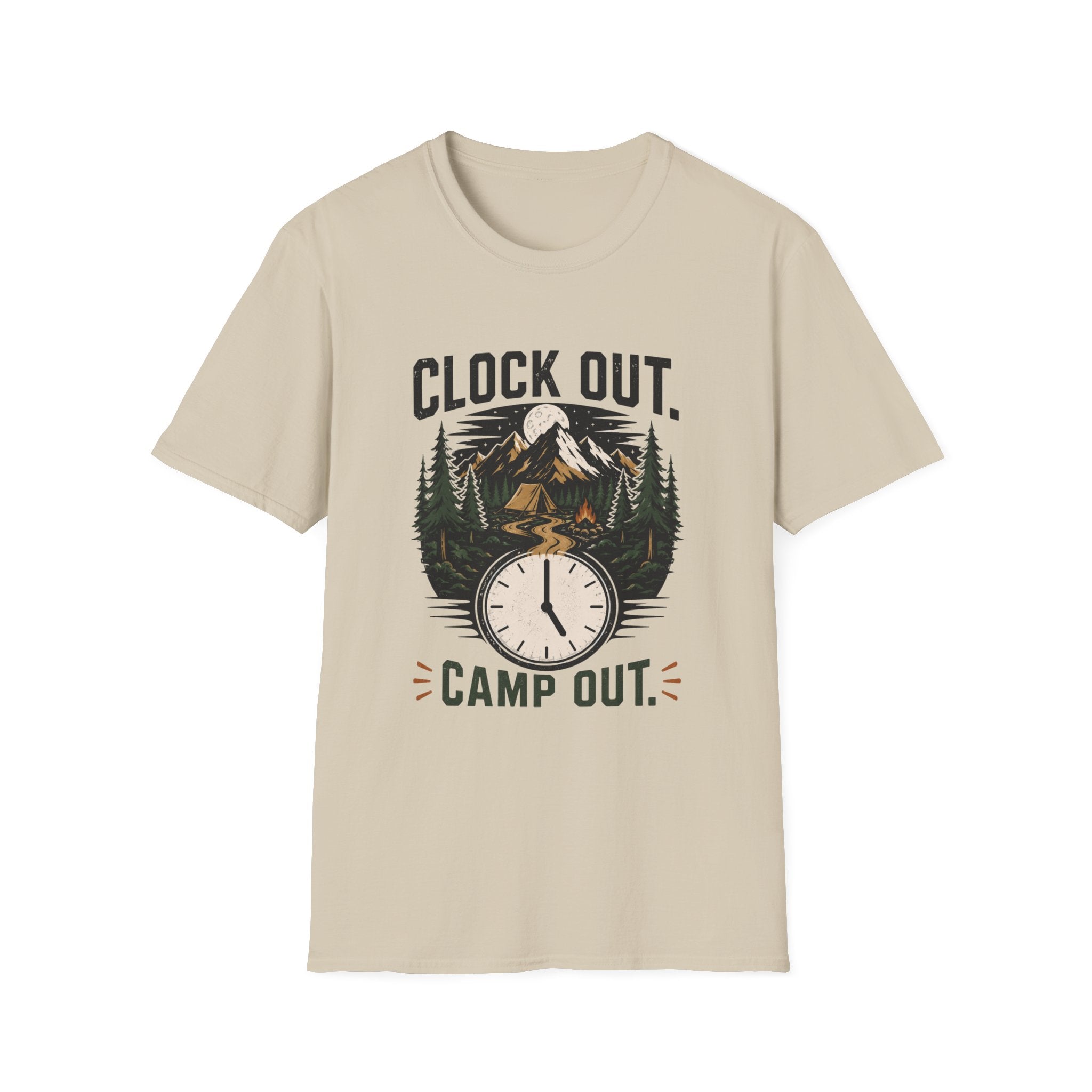 Clock Out Camping Tee