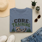 Core Training Raccoon Workout Tee