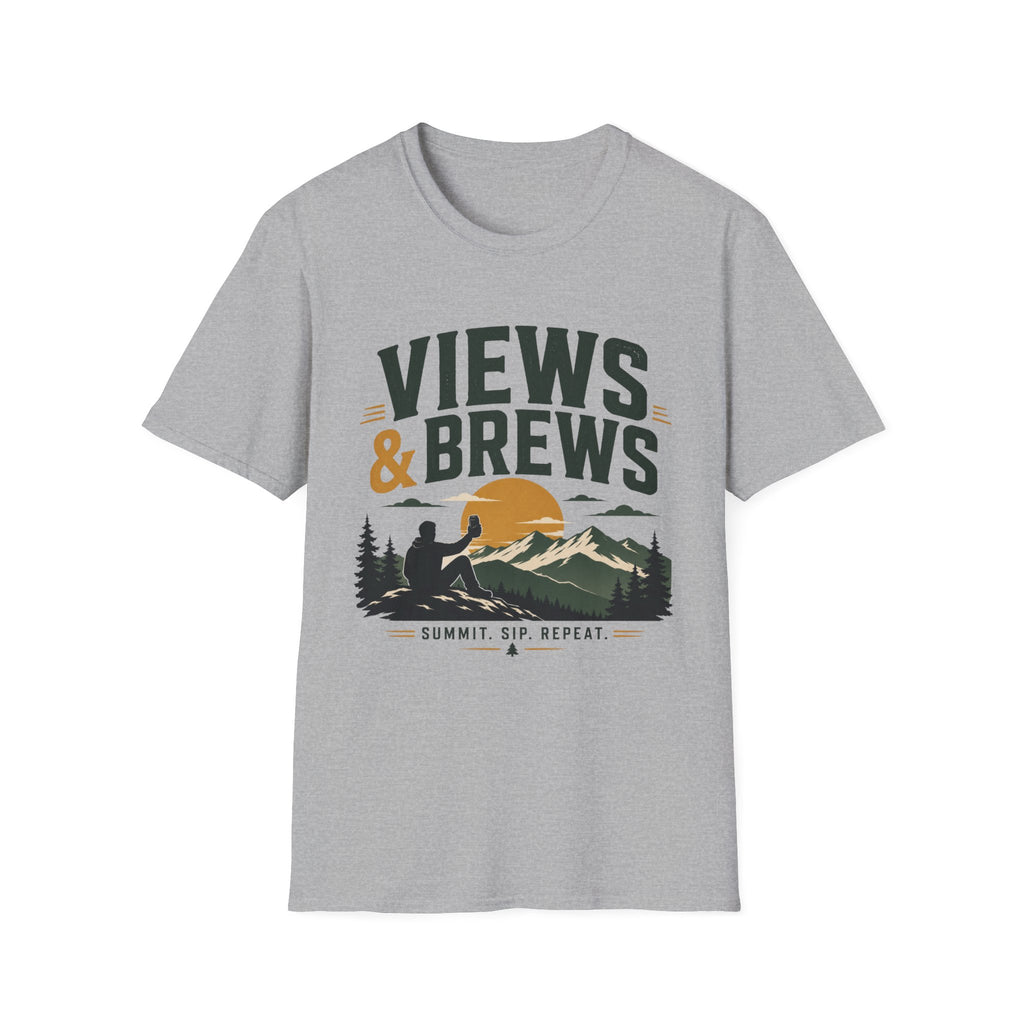 Views & Brews Men's Hiking Tee