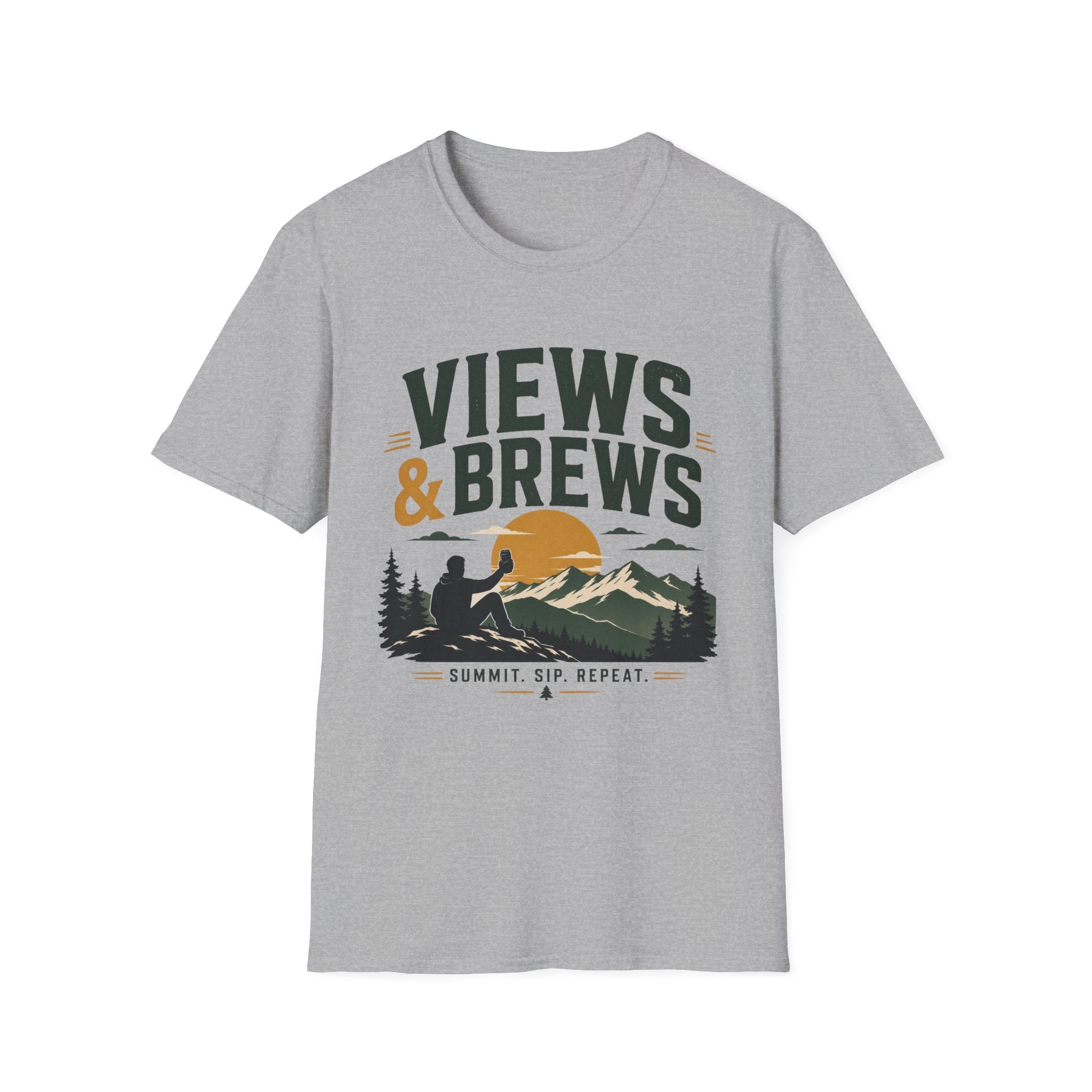 Views & Brews Men's Hiking Tee