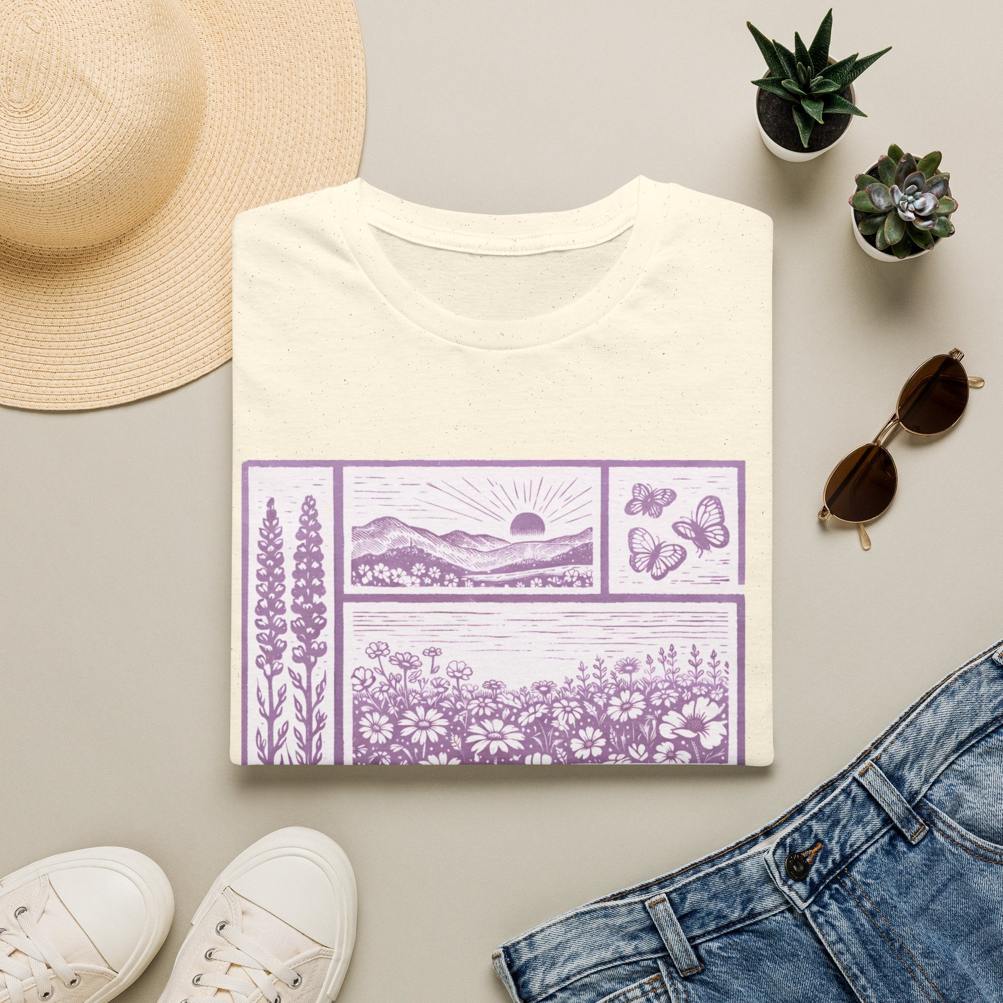 Wildflower Patchwork Meadow Tee