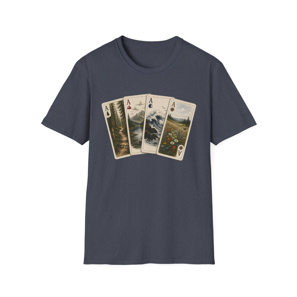 Aces of Adventure Playing Cards Tee