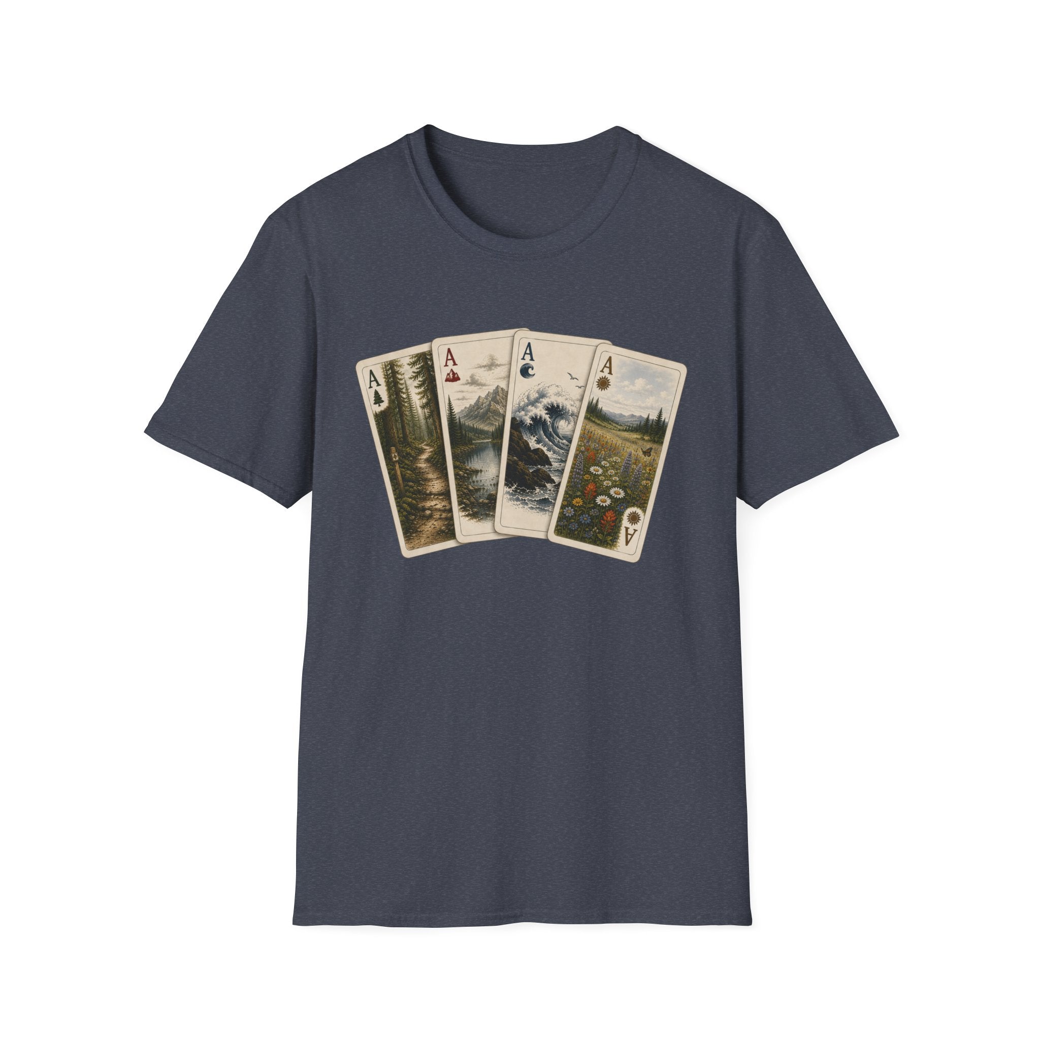 Aces of Adventure Playing Cards Tee
