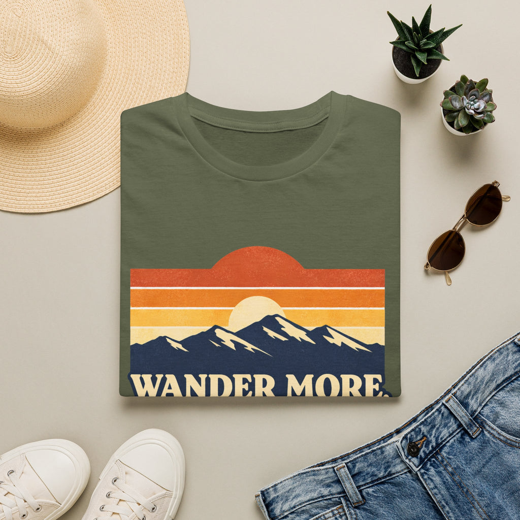 Retro Wander More, Worry Less Tee