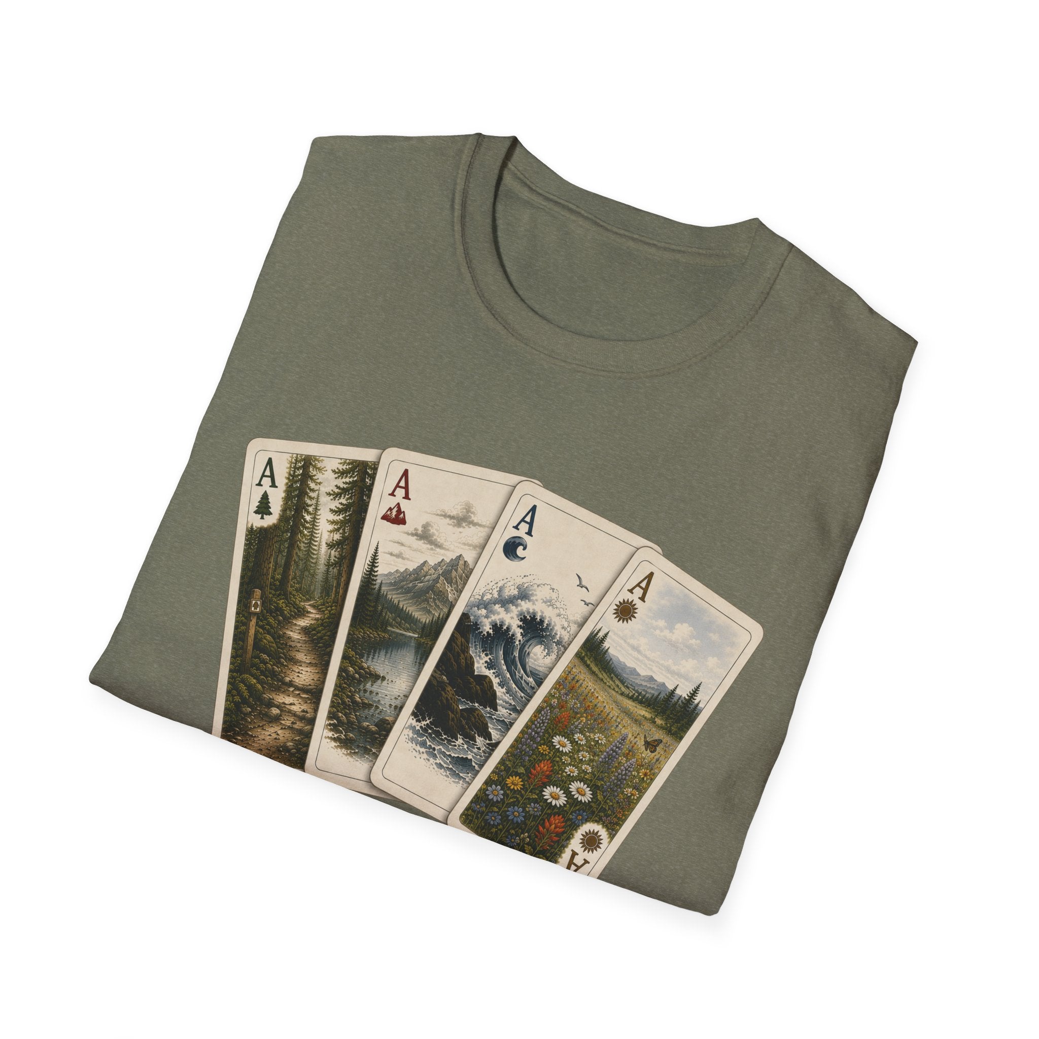 Aces of Adventure Playing Cards Tee