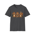 See No Hear No Speak No Squirrel Hikers Tee