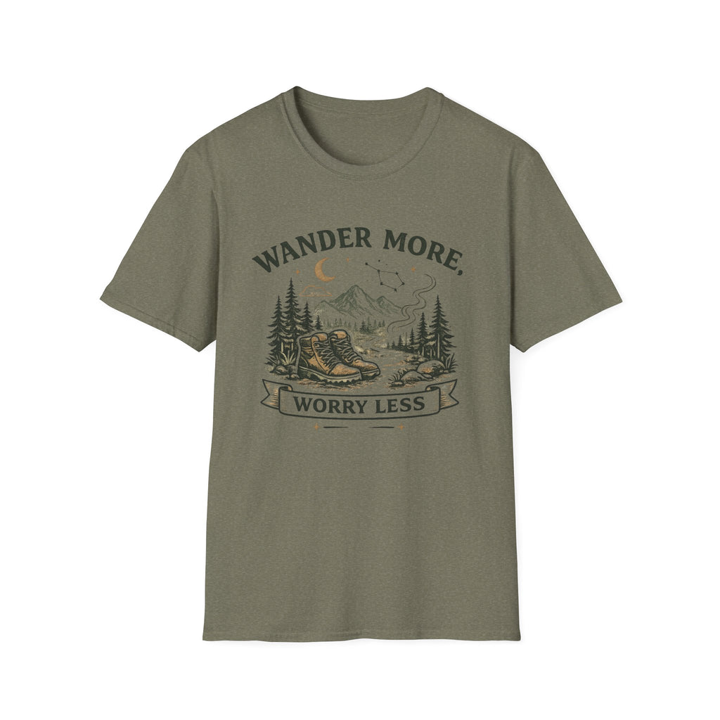 Wander More, Worry Less Tee