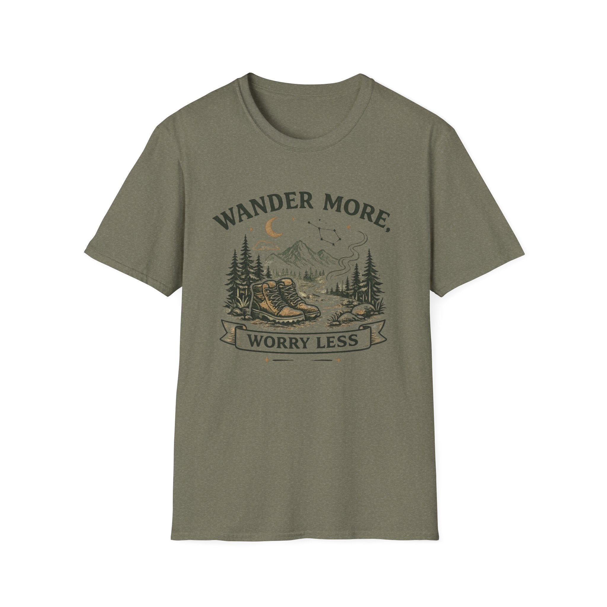 Wander More, Worry Less Tee