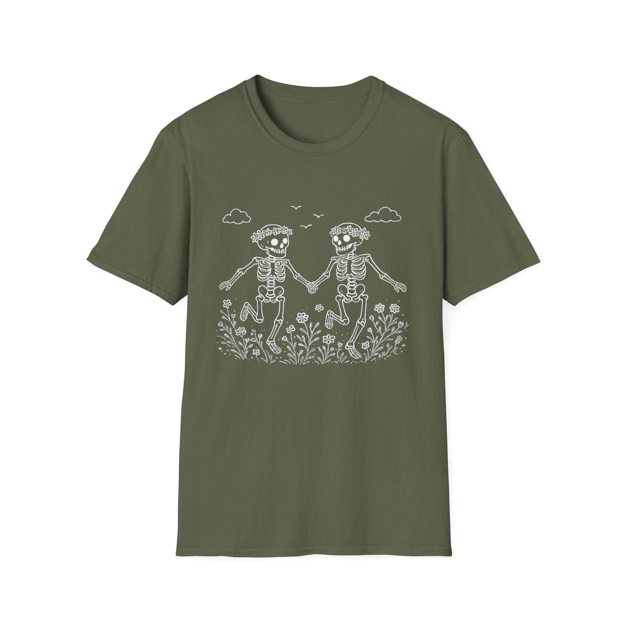 Dancing Skeleton Wildflower Tee