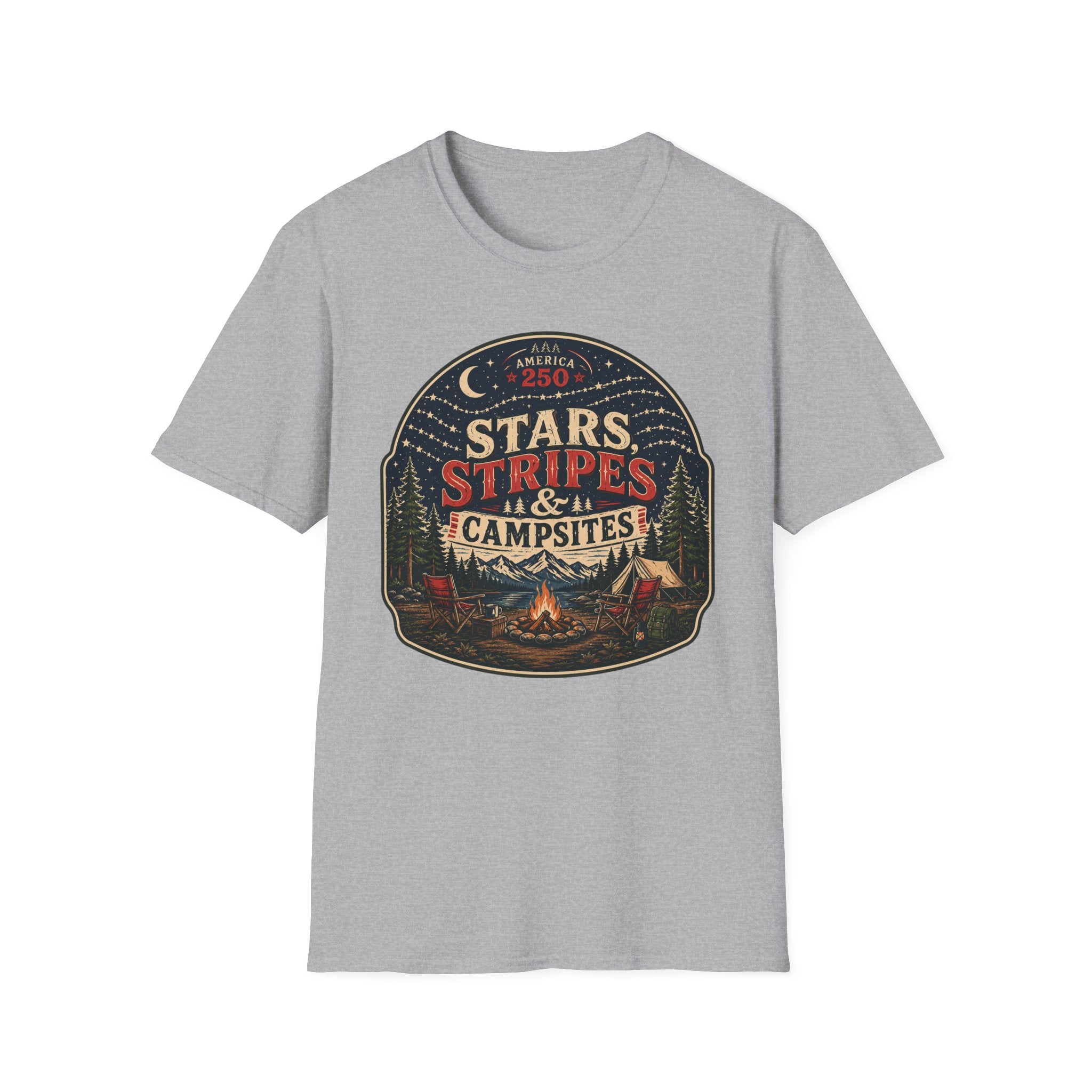Stars, Stripes and Campsites Tee