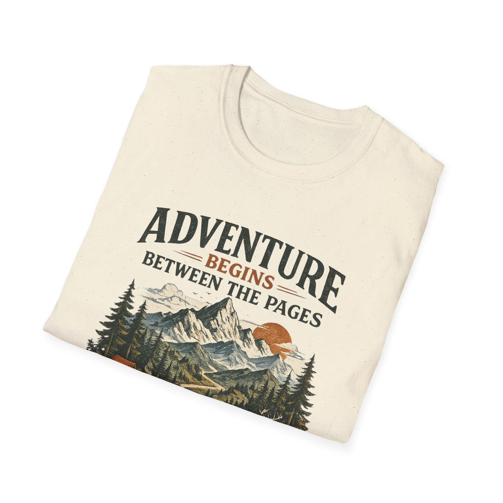 Adventure Begins Between the Pages Tee