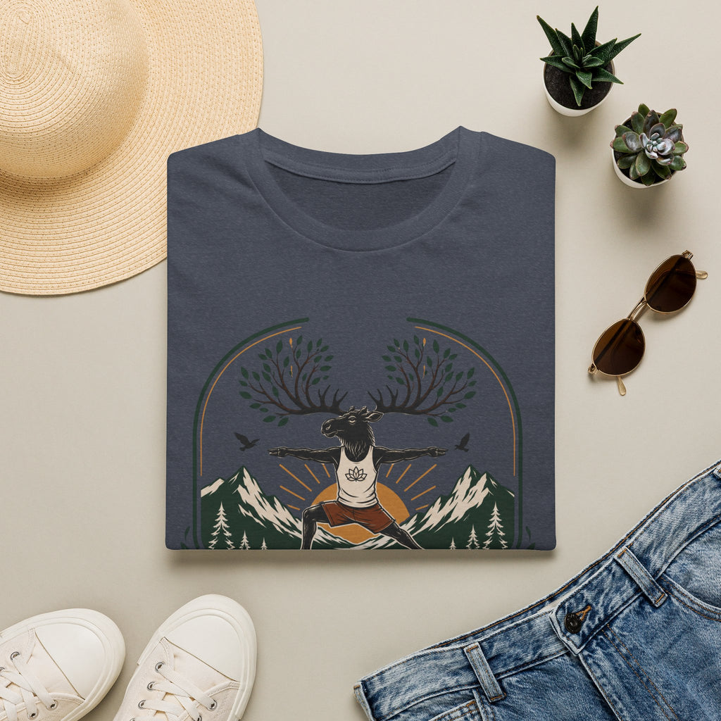 Rooted Wild Strong Moose Yoga Tee