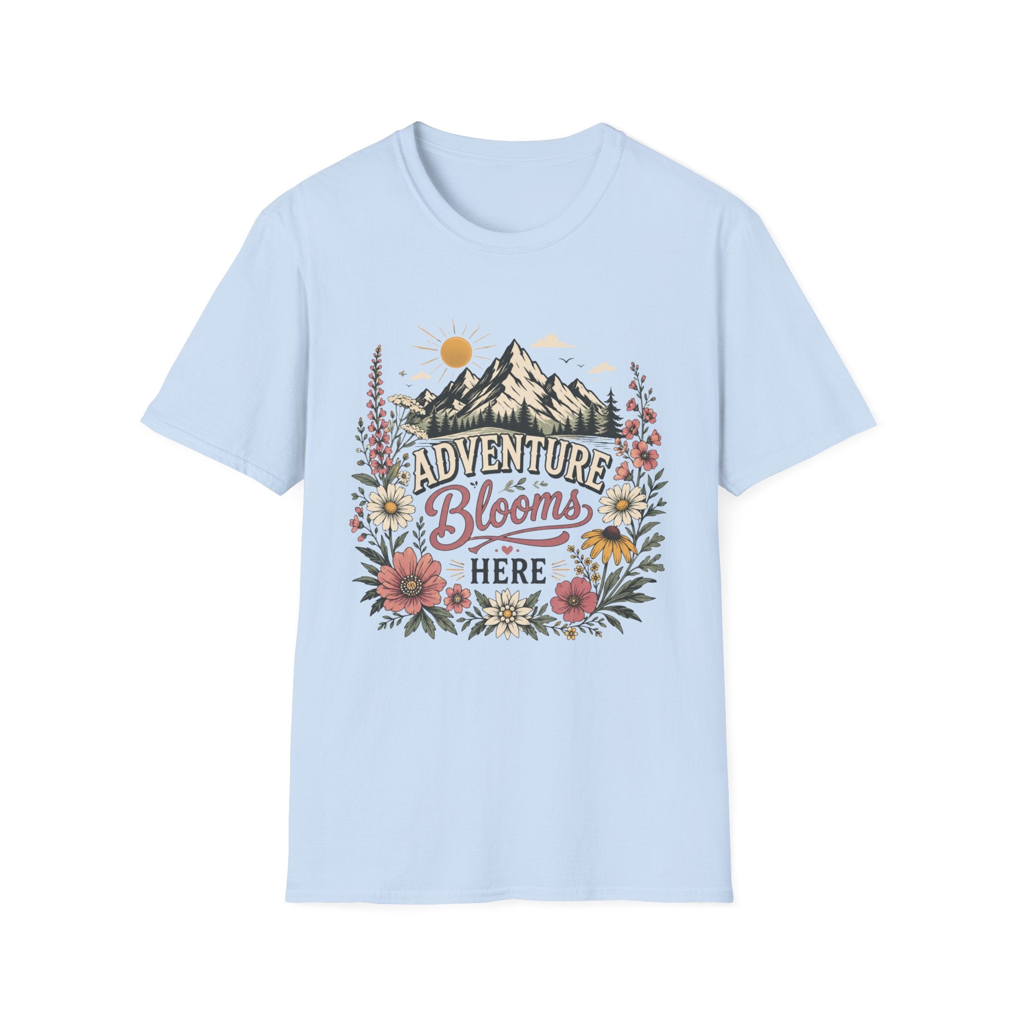 Adventure Blooms Here Tee