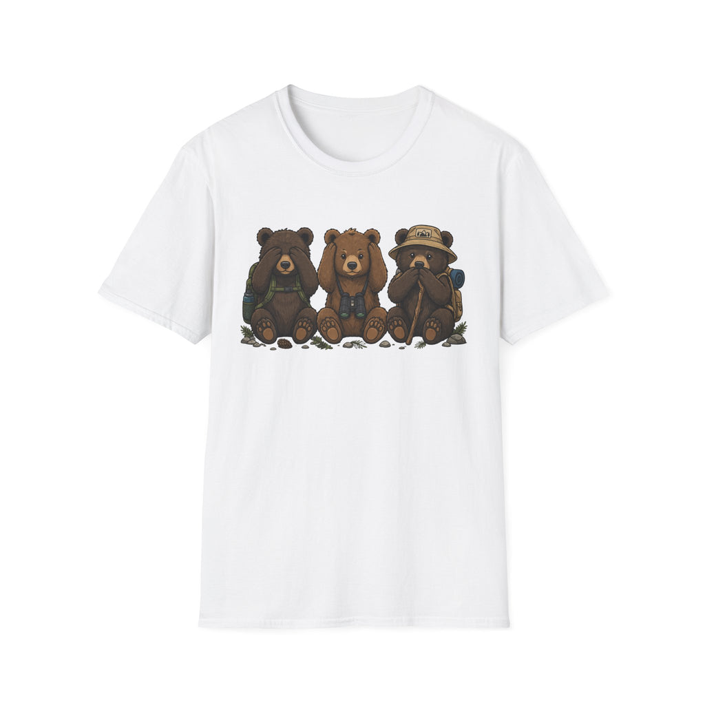 See No Hear No Speak No Bear Hikers Tee