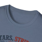 Stars, Stripes, and Sticky Paws Raccoon Tee