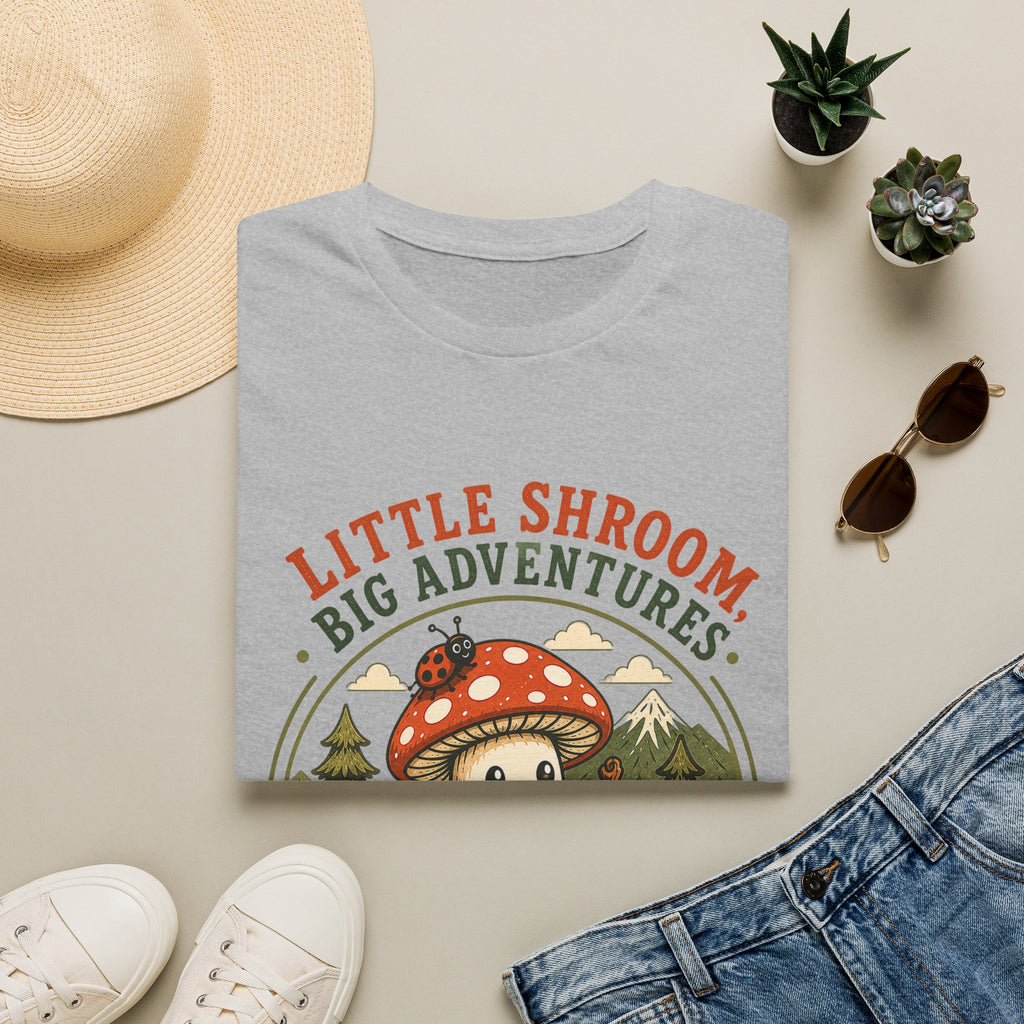 Little Shroom, Big Adventures Mushroom Tee