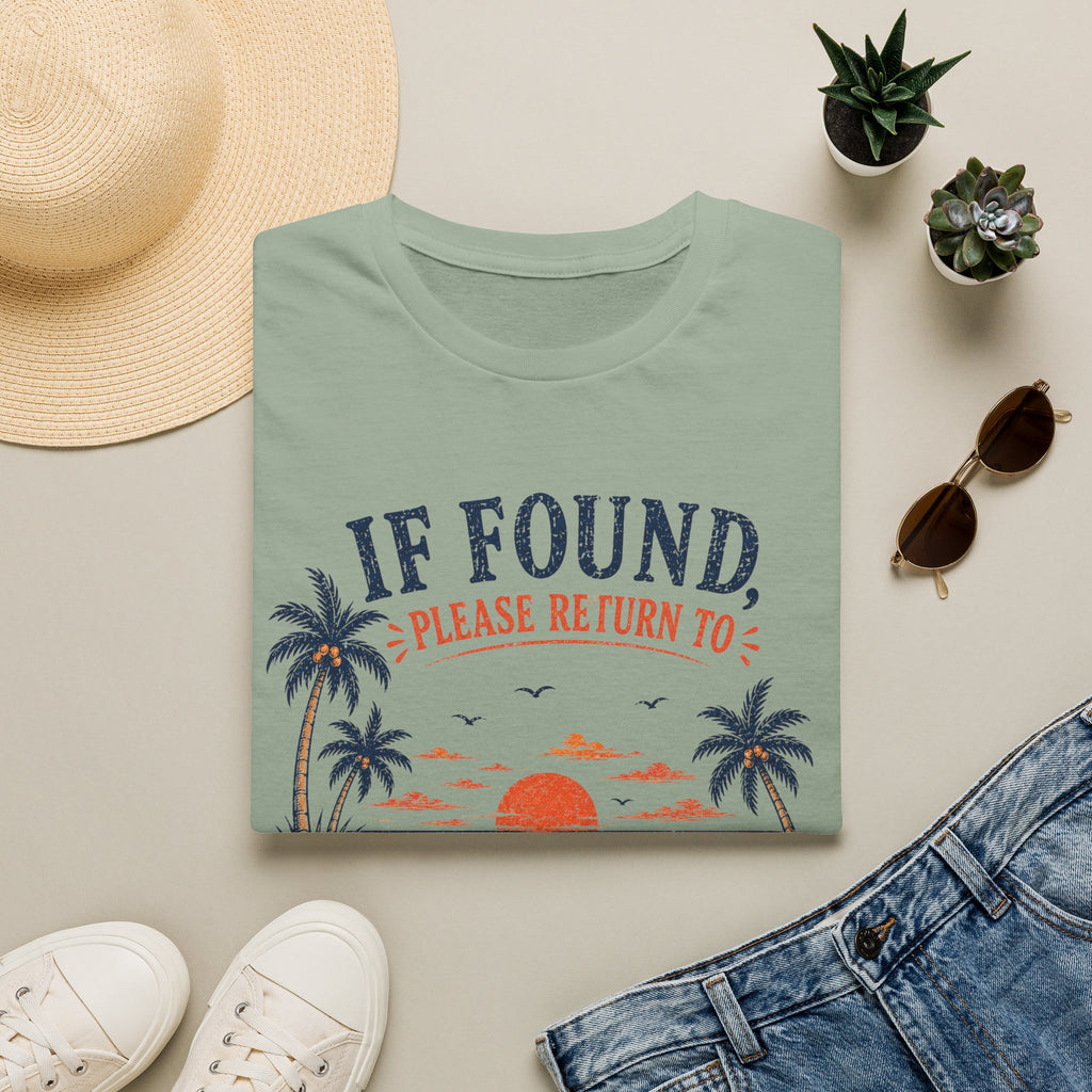 If Found Please Return To Beach Tee