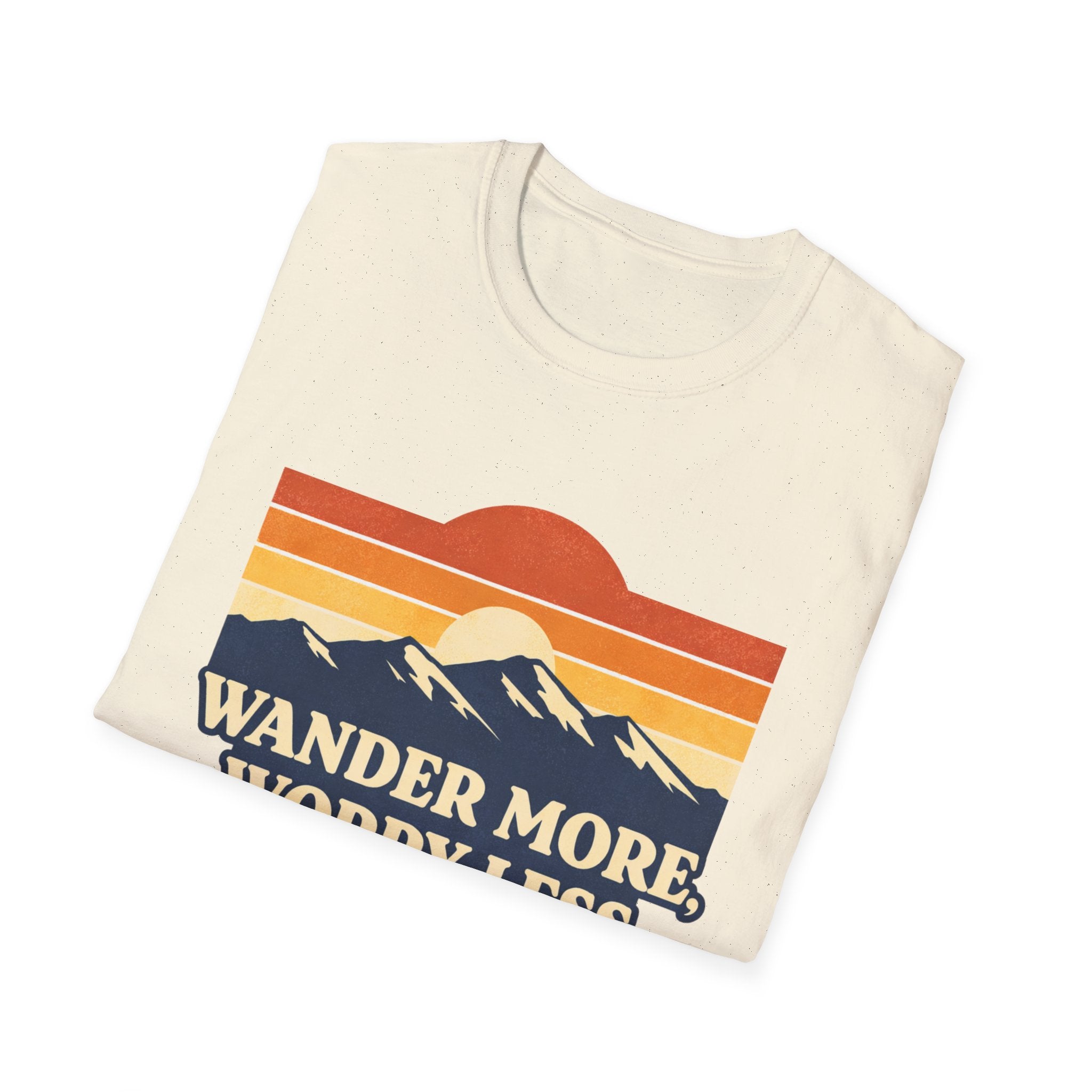 Retro Wander More, Worry Less Tee