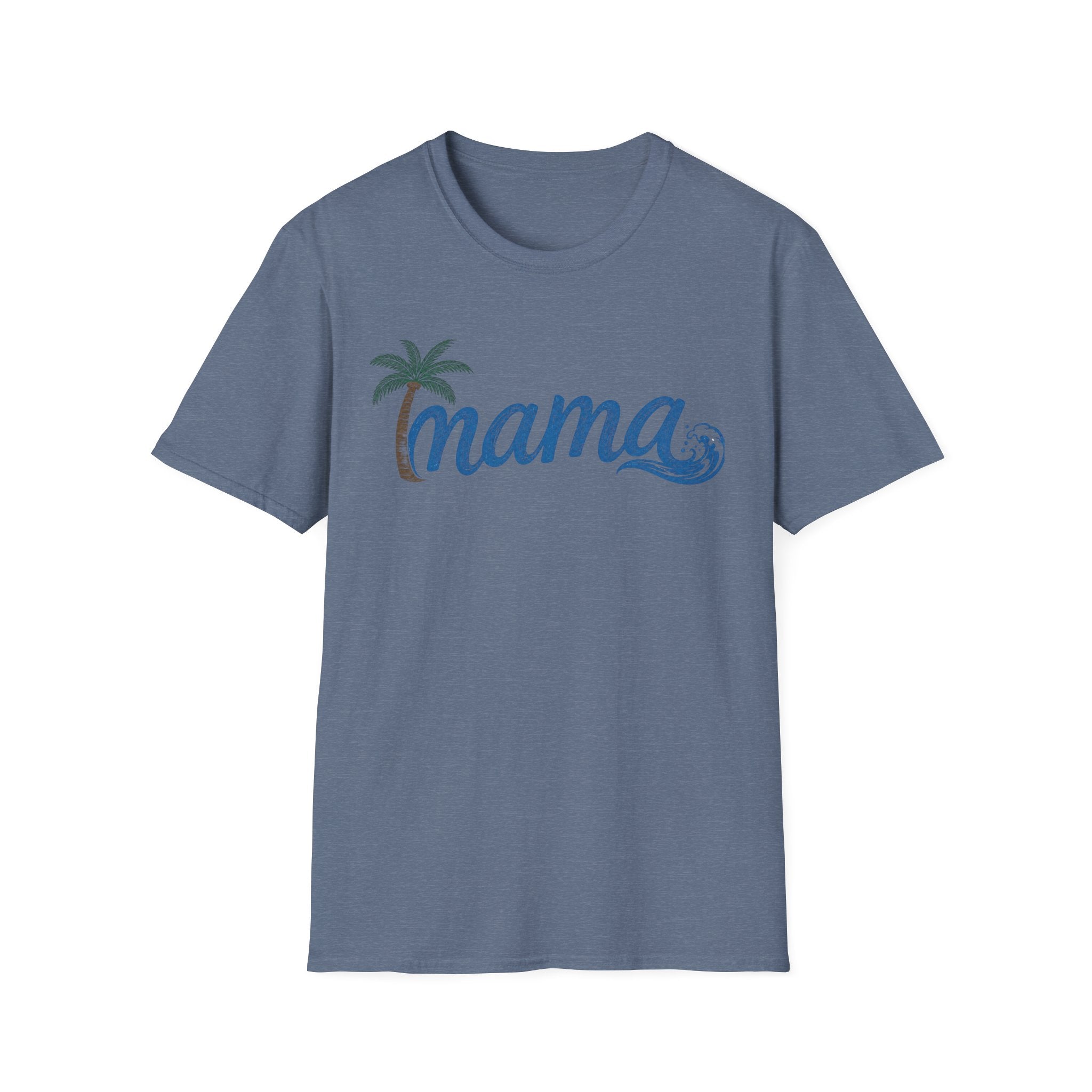 Coastal Mama Palm Tree & Wave Tee