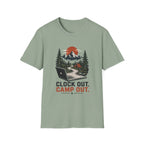 Clock Out, Camp Out Tee