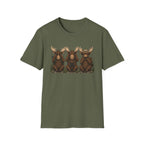 See No Hear No Speak No Moose Hikers Tee
