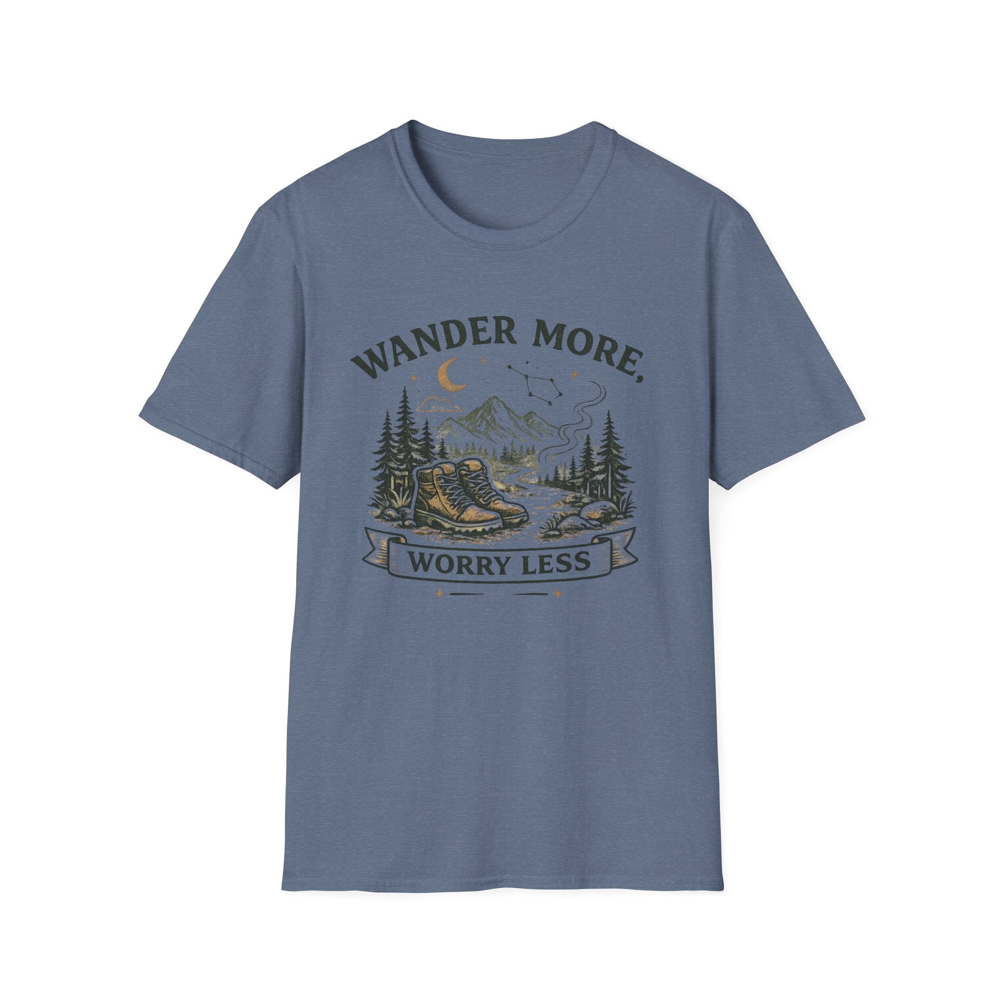 Wander More, Worry Less Tee