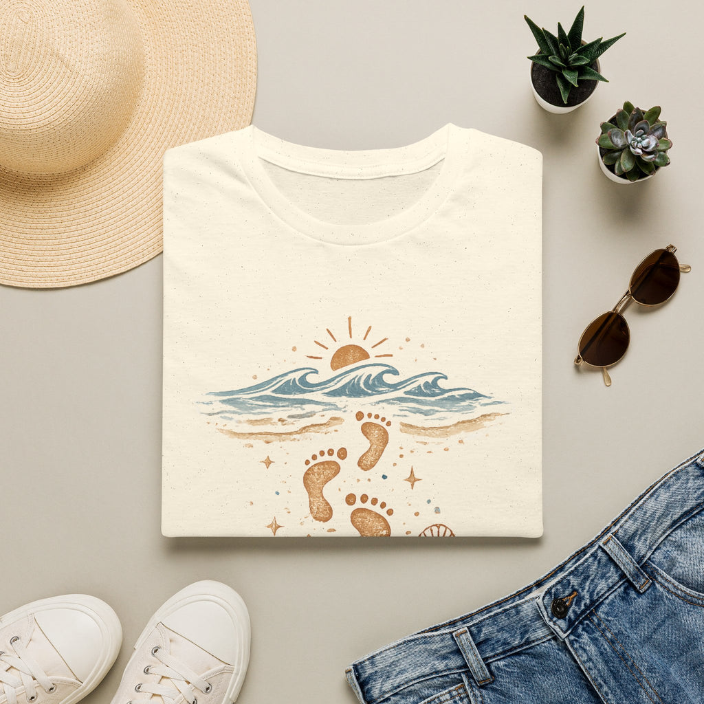 Barefoot & Unbothered Beach Vibes Tee