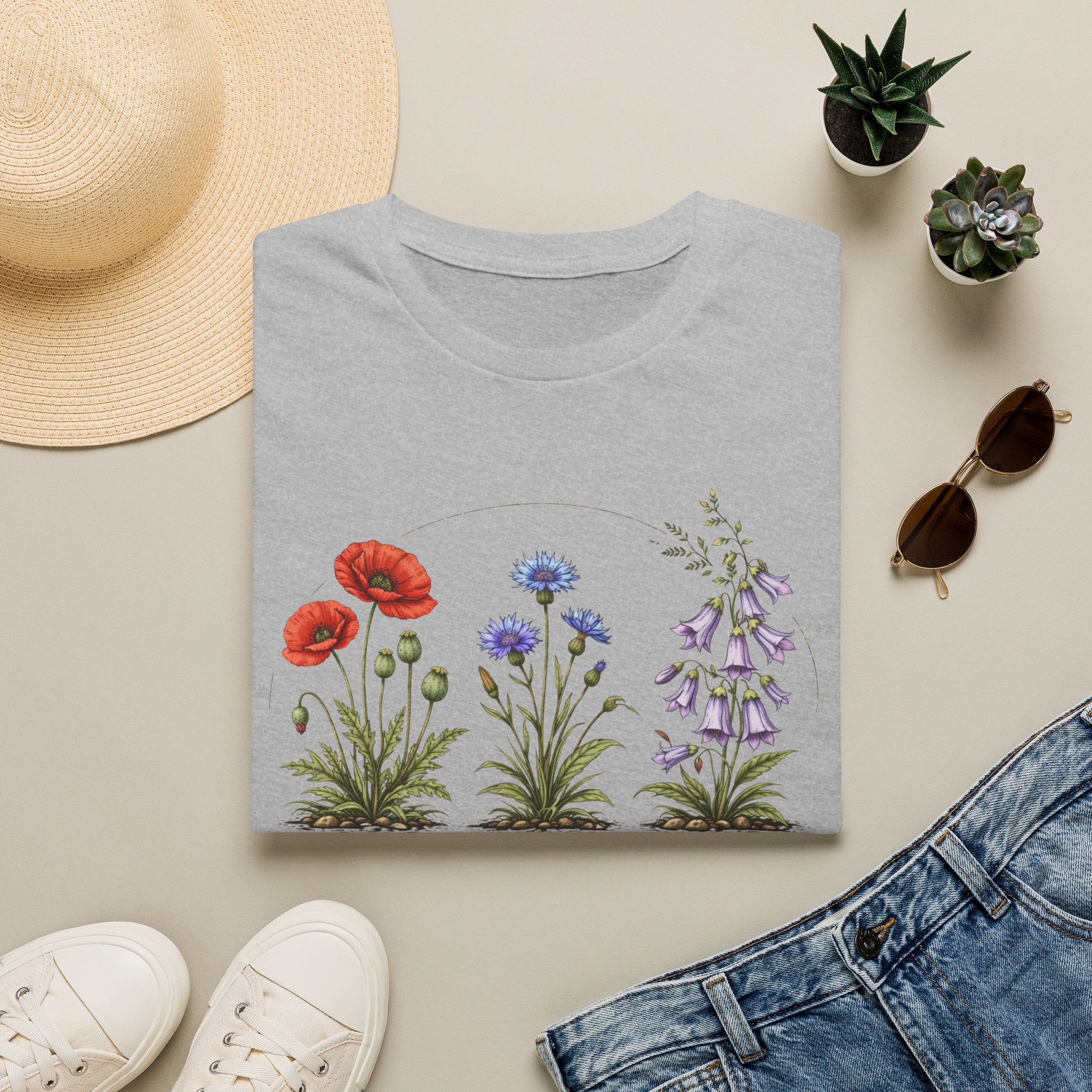 Vintage Botanical Wildflowers Tee