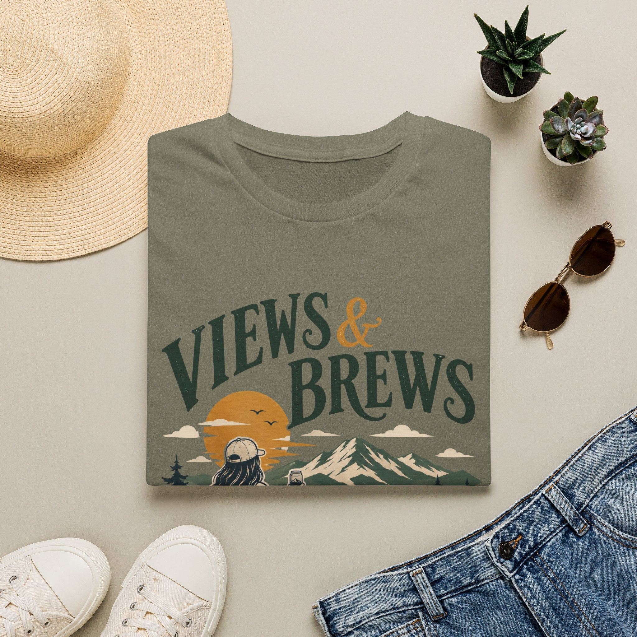 Views & Brews Women's Hiking Tee