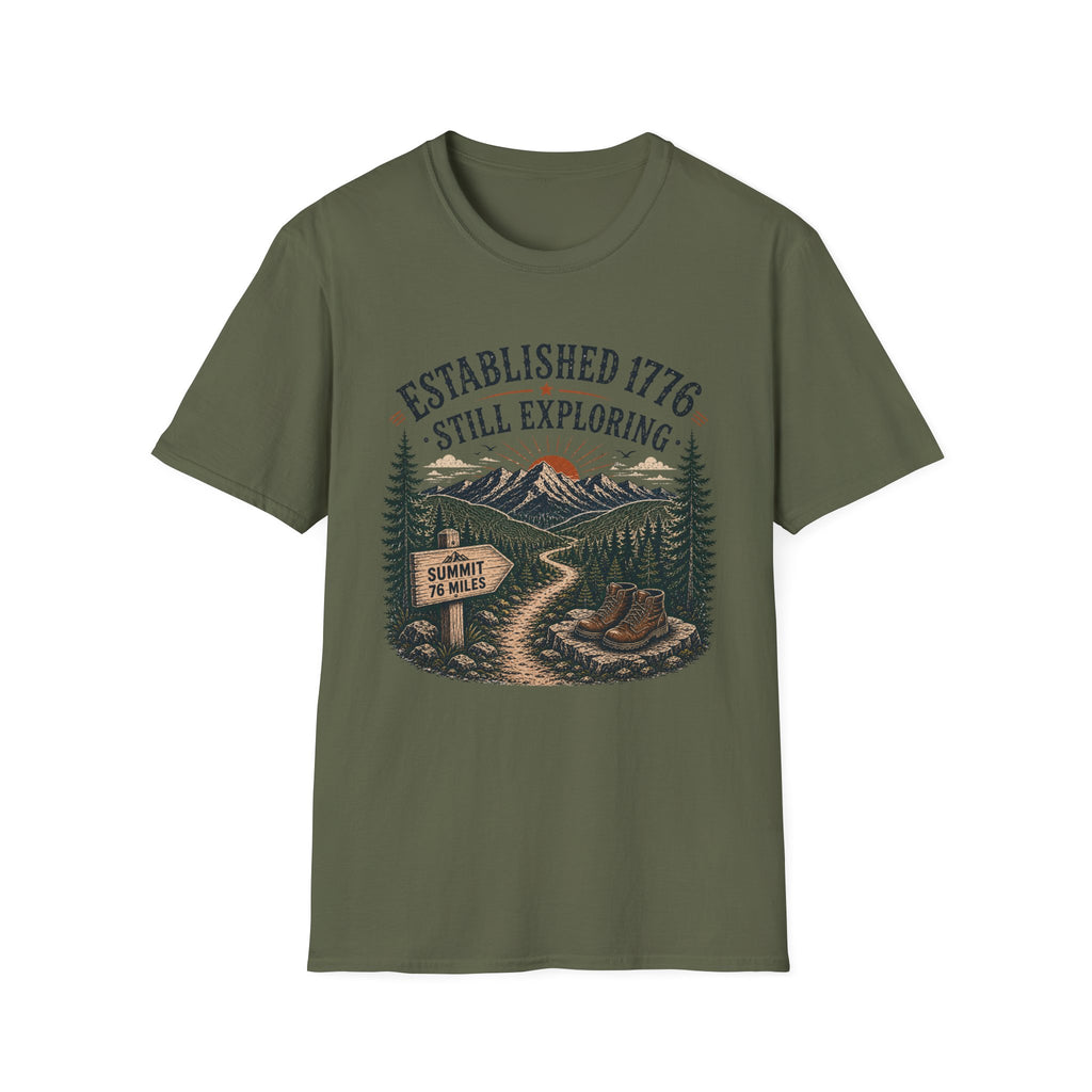 Established 1776 Still Exploring Tee