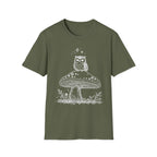 Cozy Owl Mushroom Tee
