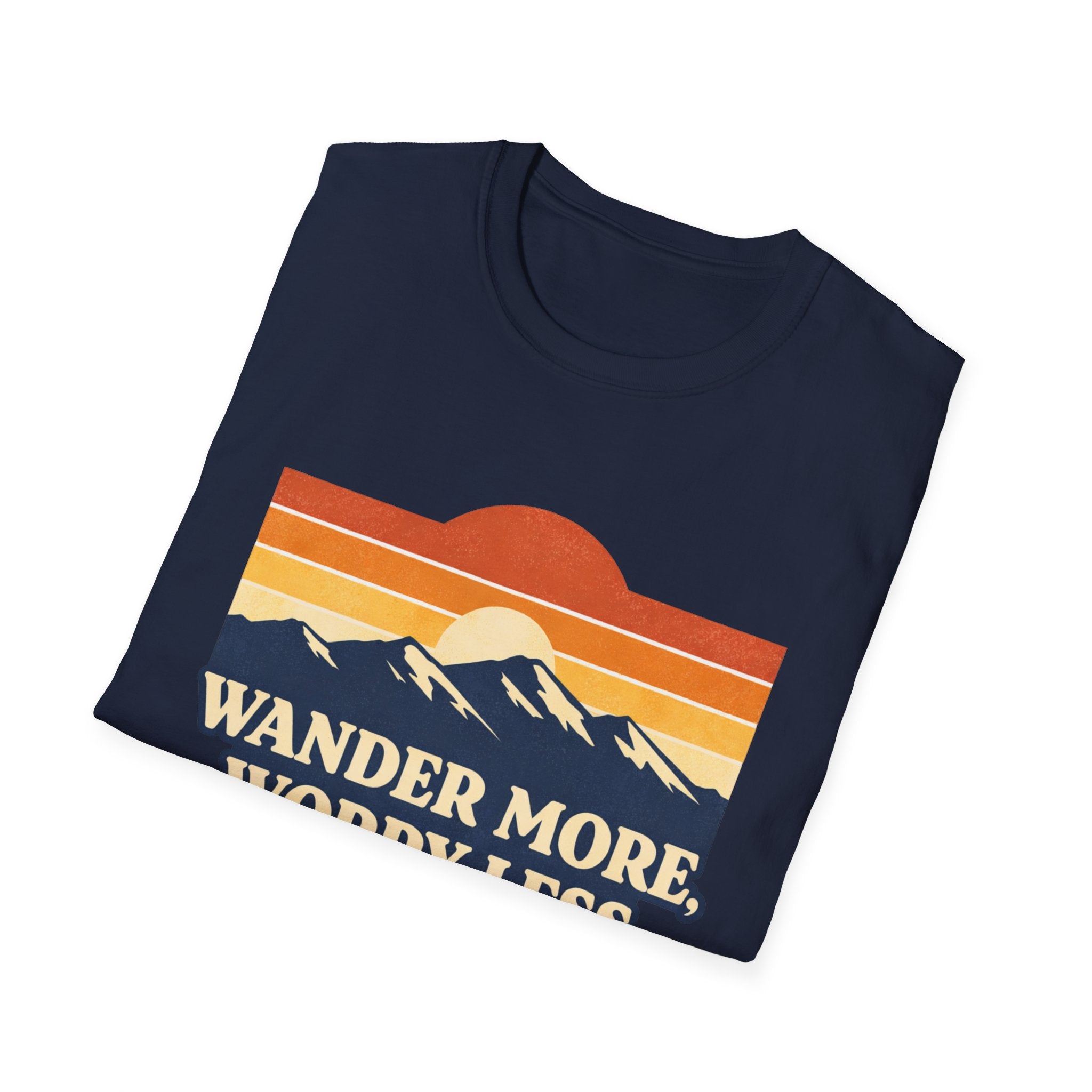 Retro Wander More, Worry Less Tee