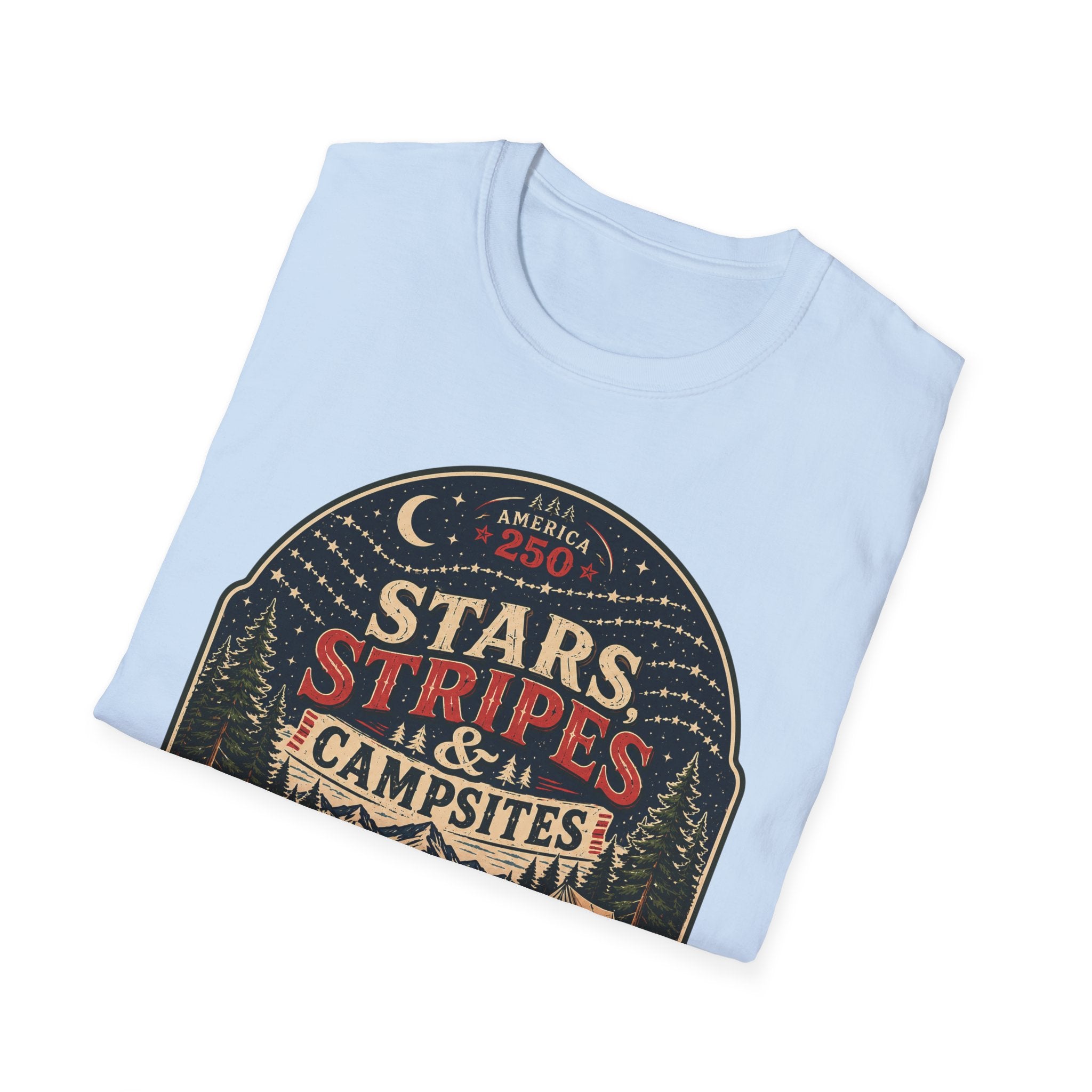 Stars, Stripes and Campsites Tee