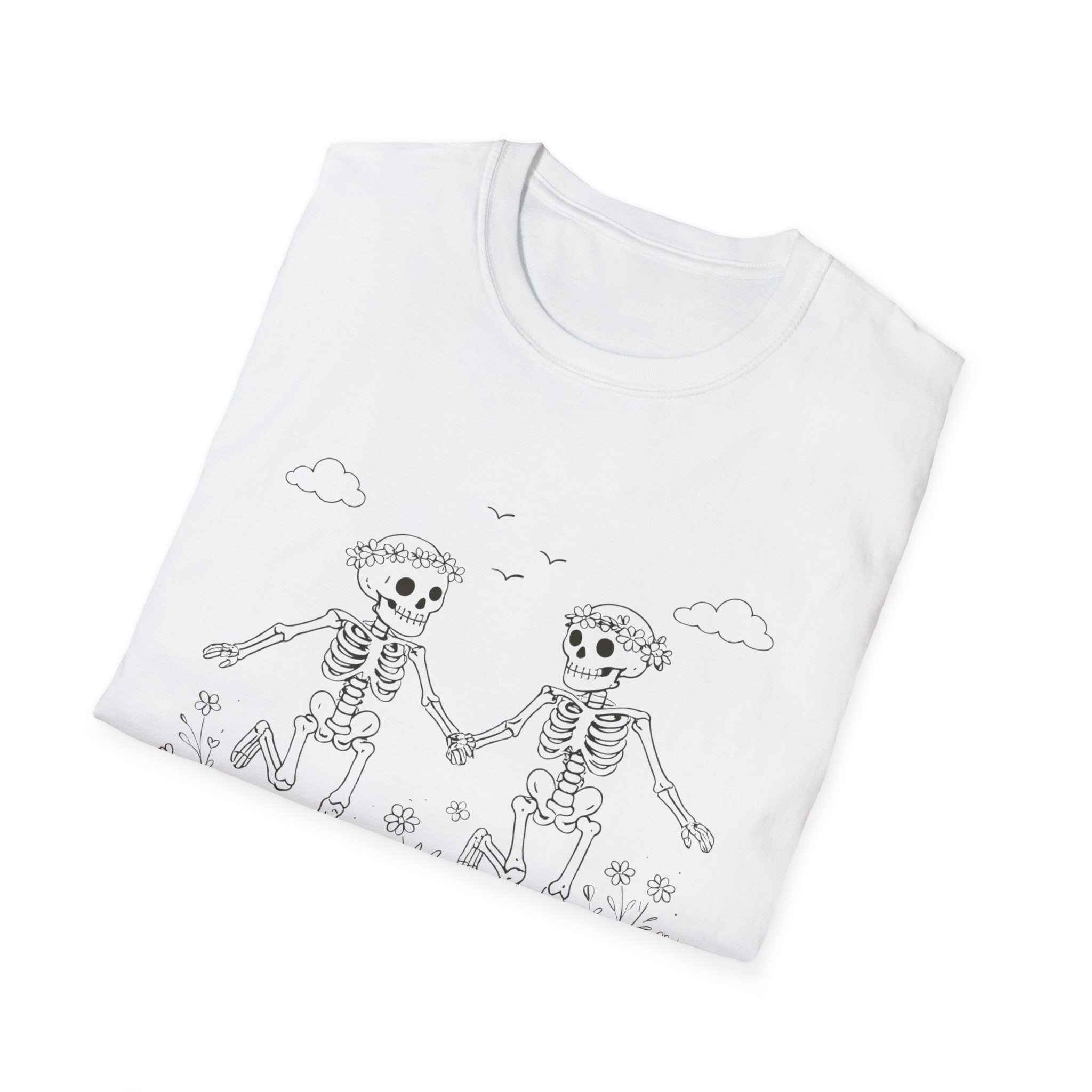 Dancing Skeleton Wildflower Tee