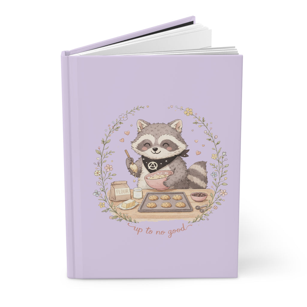 Up to No Good Raccoon Journal Matte