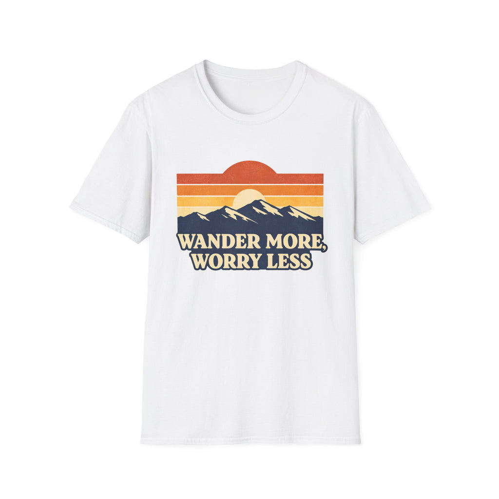 Retro Wander More, Worry Less Tee