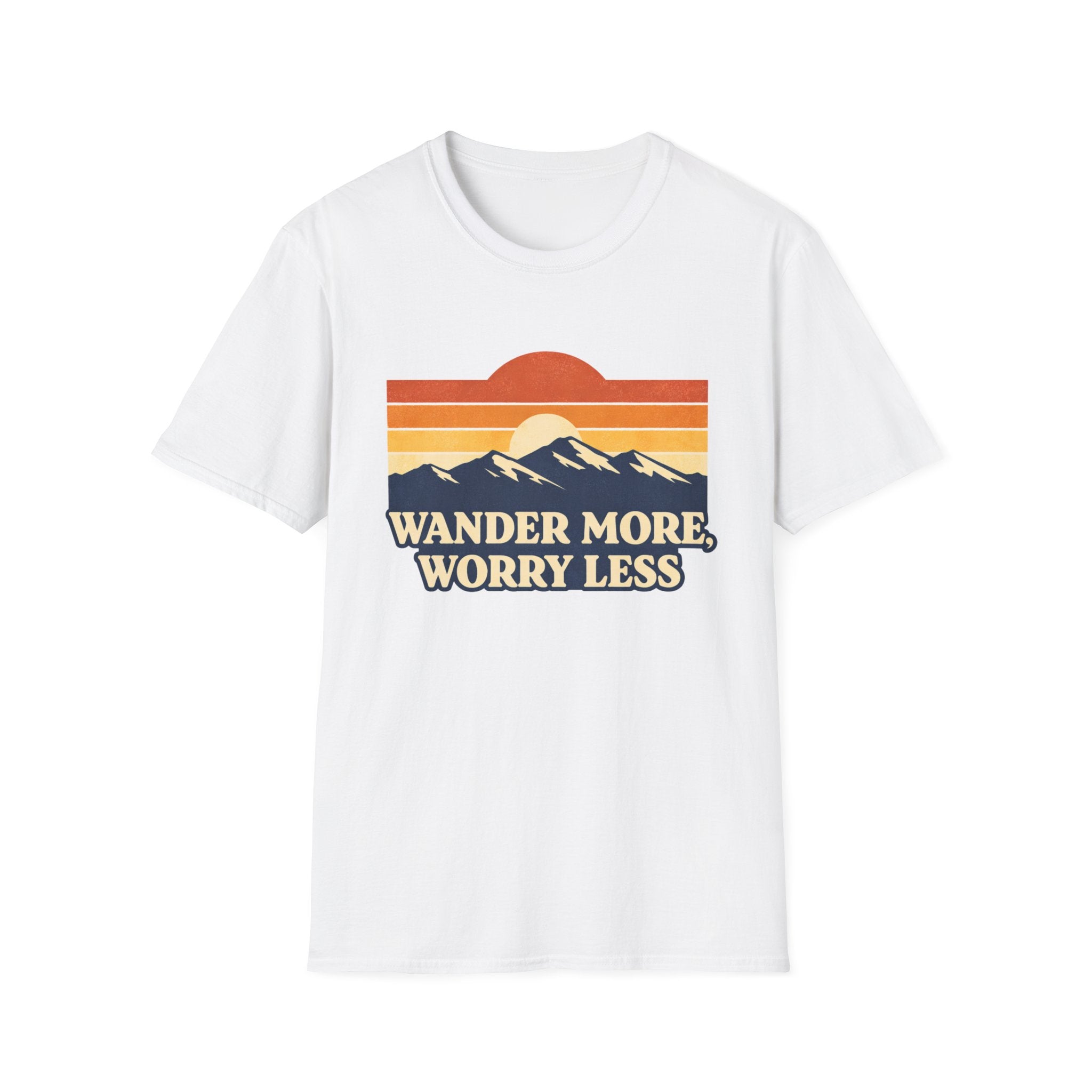 Retro Wander More, Worry Less Tee