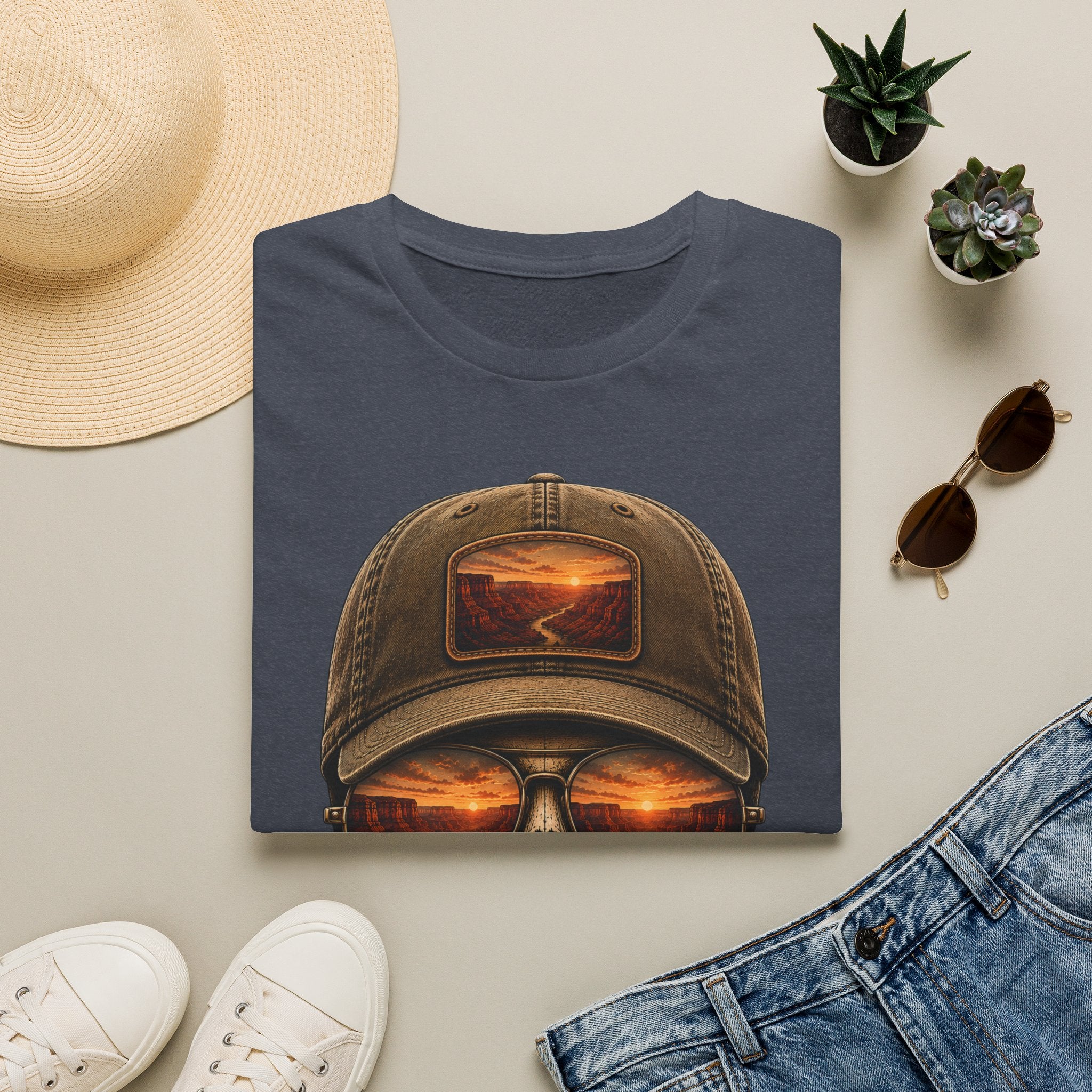 Canyon Sunset Skull Tee