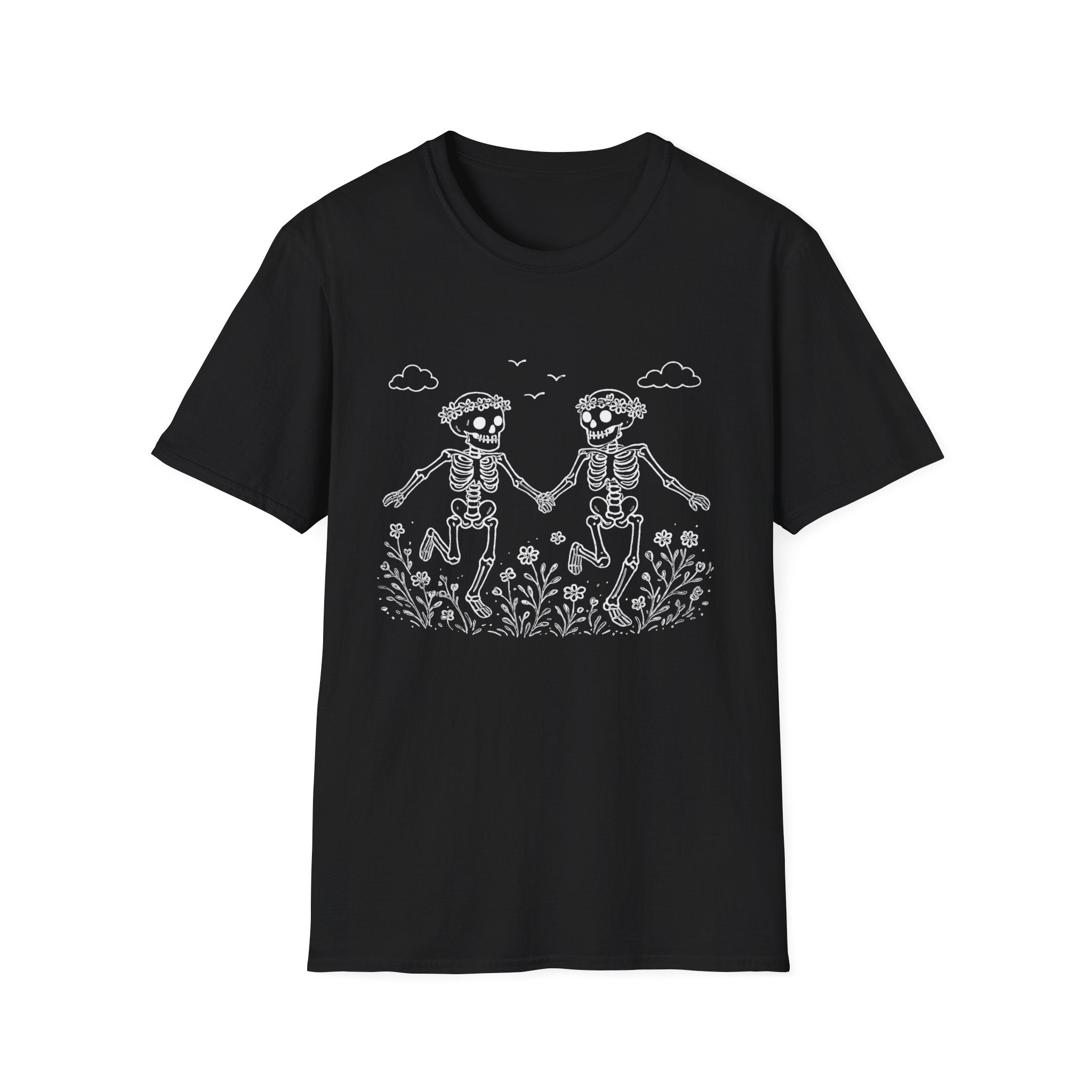 Dancing Skeleton Wildflower Tee