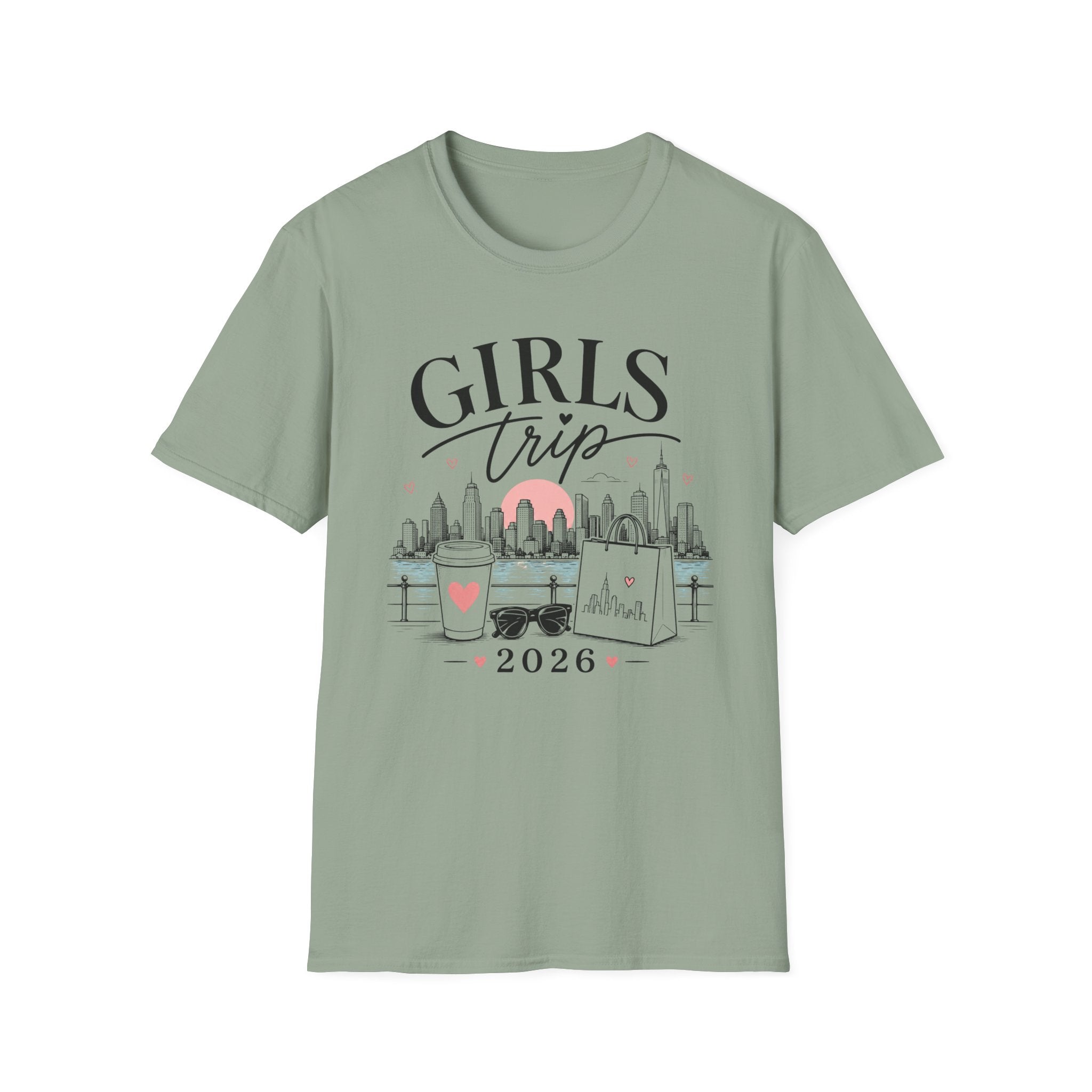 Girls Trip 2026 Shopping & Coffee Tee