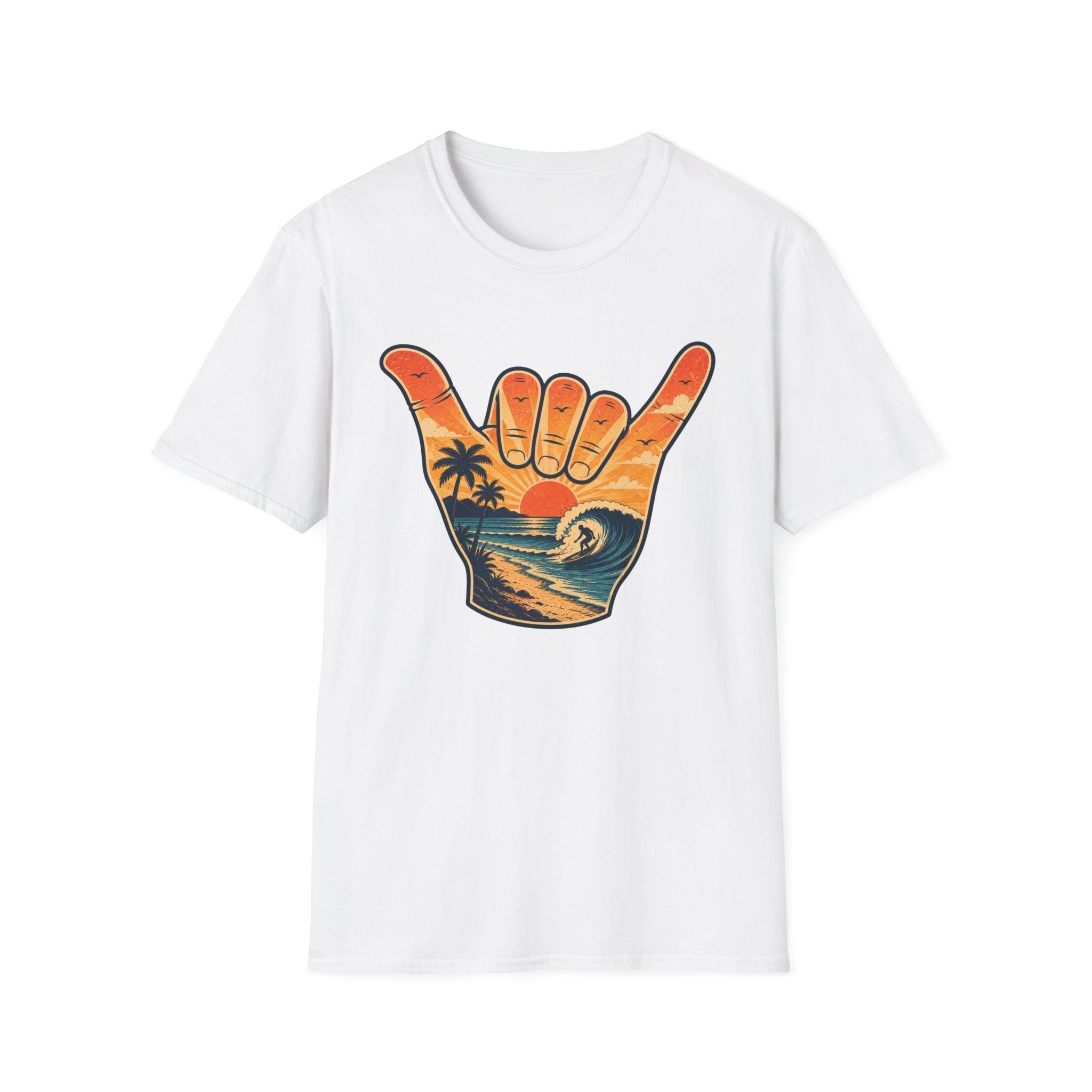 Hang Loose Sunset Surf Tee