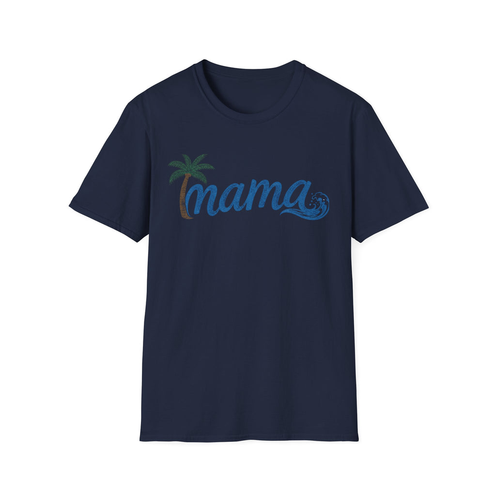 Coastal Mama Palm Tree & Wave Tee