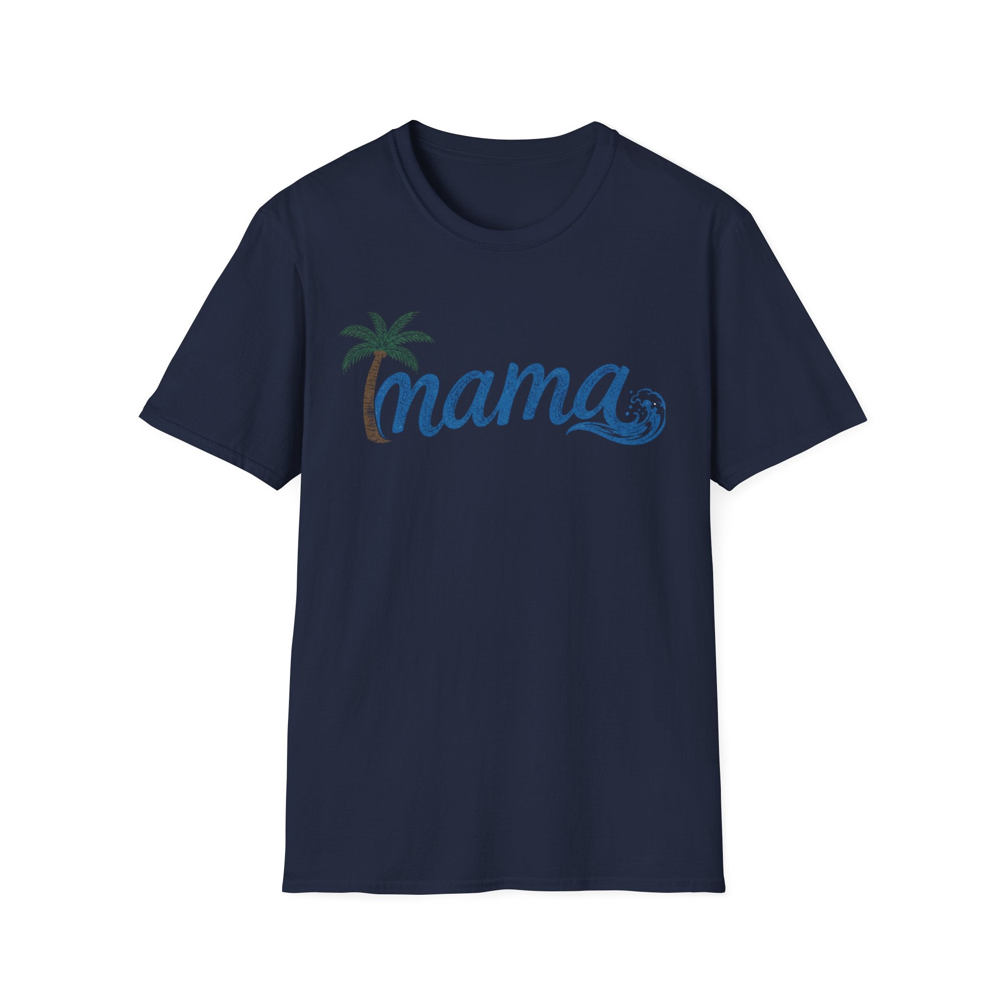 Coastal Mama Palm Tree & Wave Tee