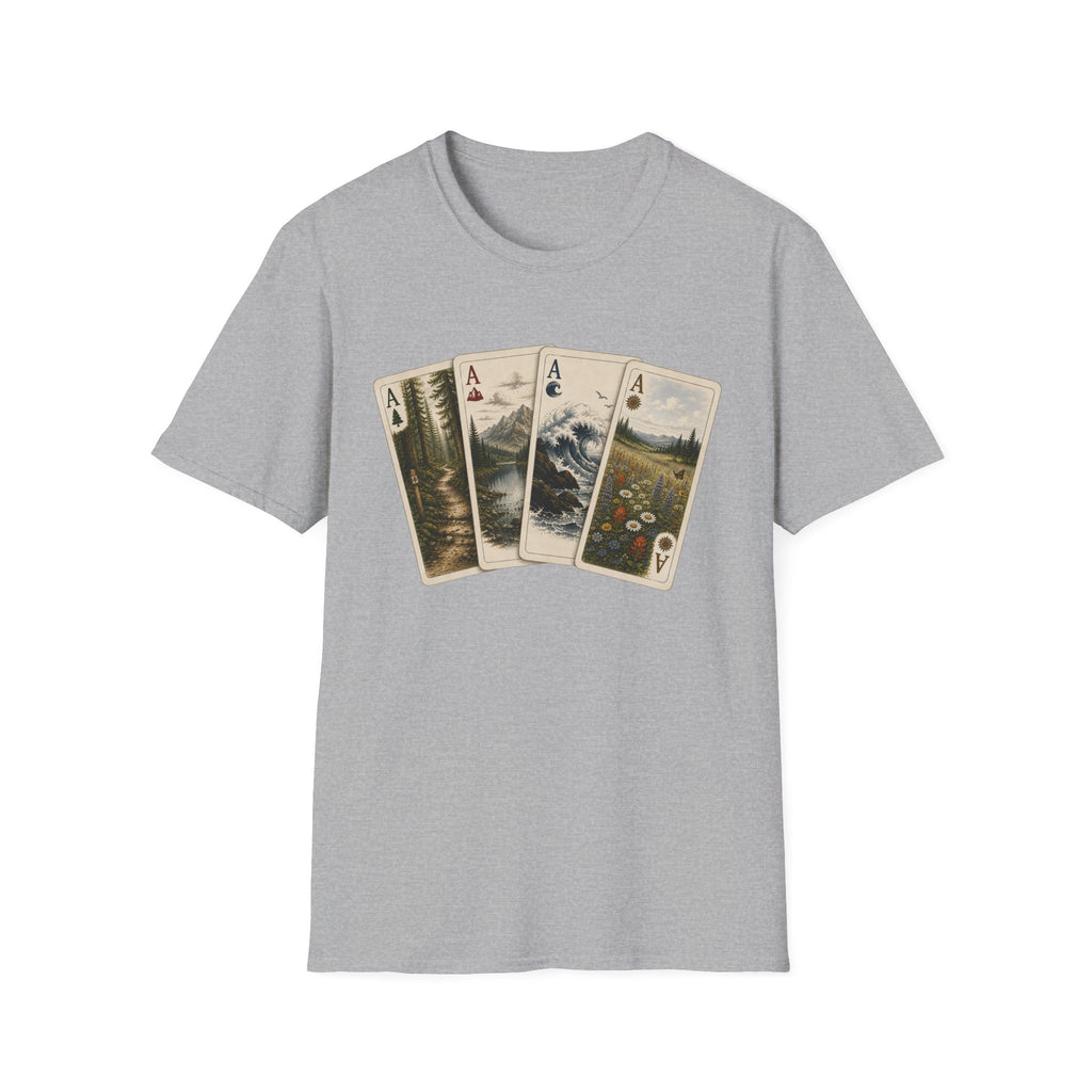 Aces of Adventure Playing Cards Tee