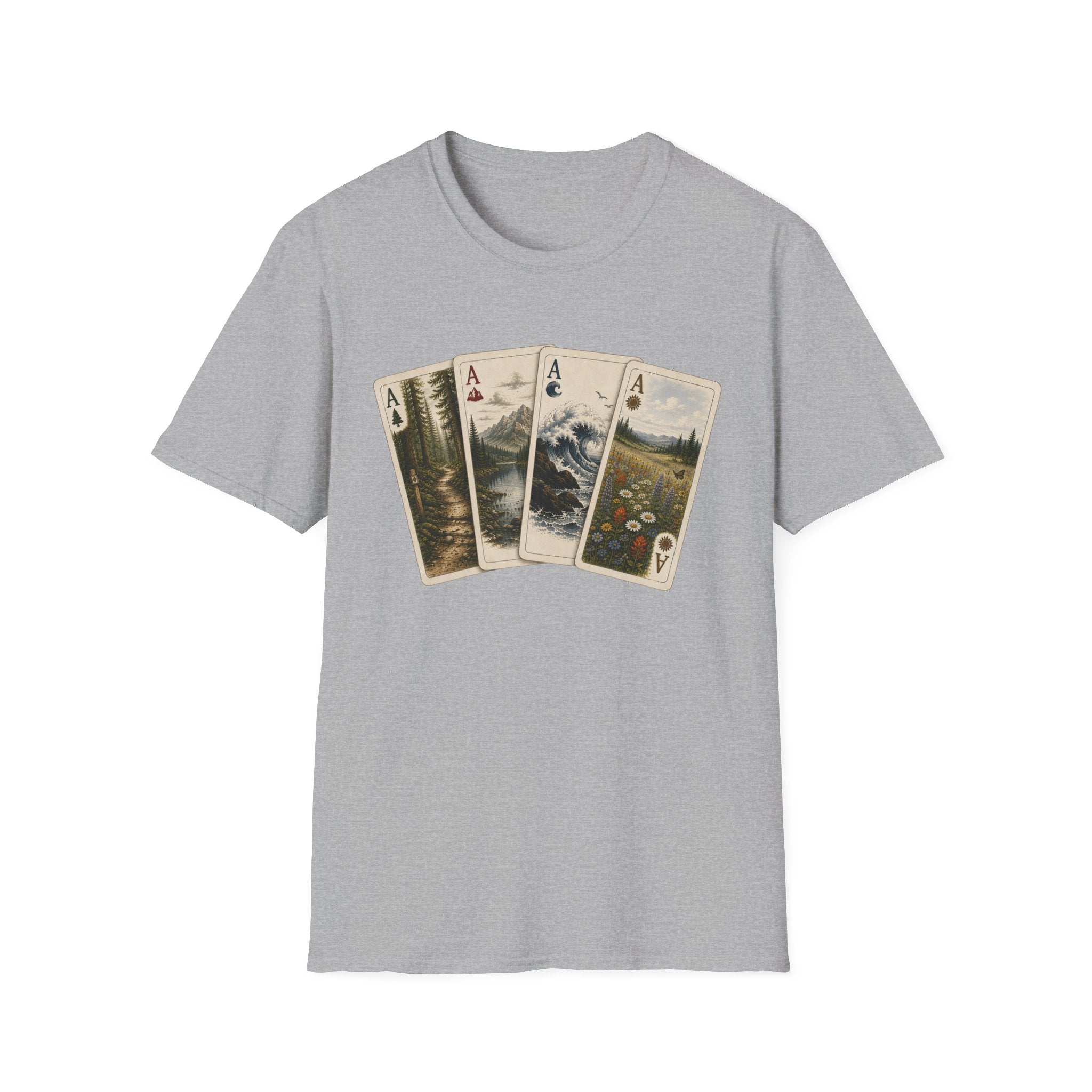 Aces of Adventure Playing Cards Tee