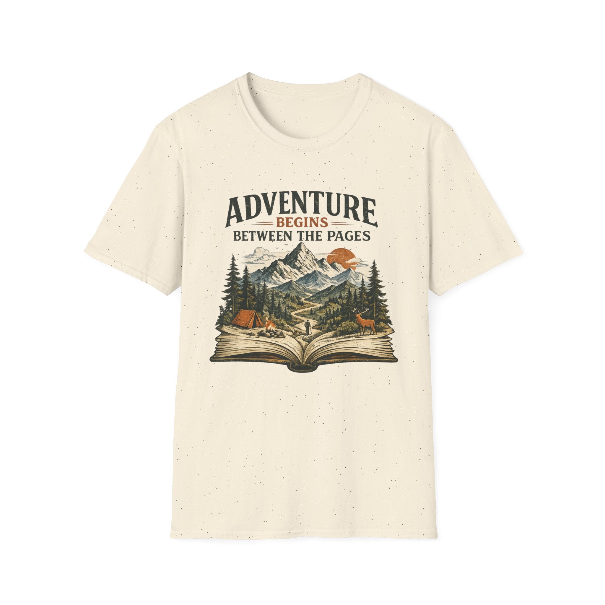 Adventure Begins Between the Pages Tee
