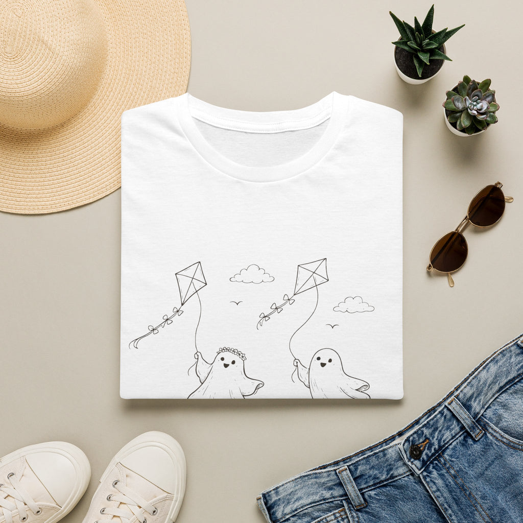Kite Flying Ghosts Tee