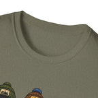 See No Hear No Speak No Bird Hikers Tee