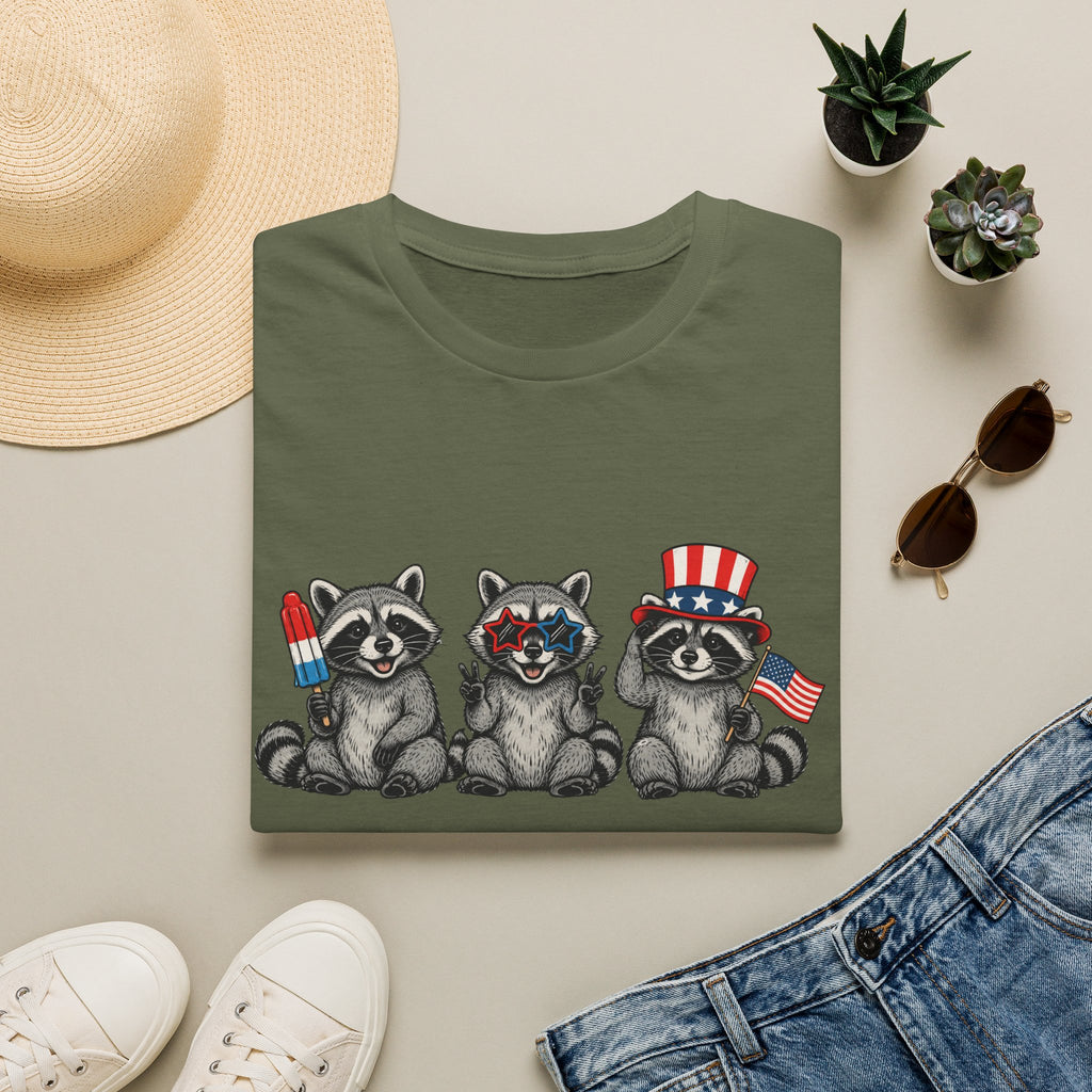 Feral and Free Raccoon Tee