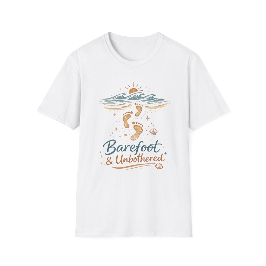 Barefoot & Unbothered Beach Vibes Tee